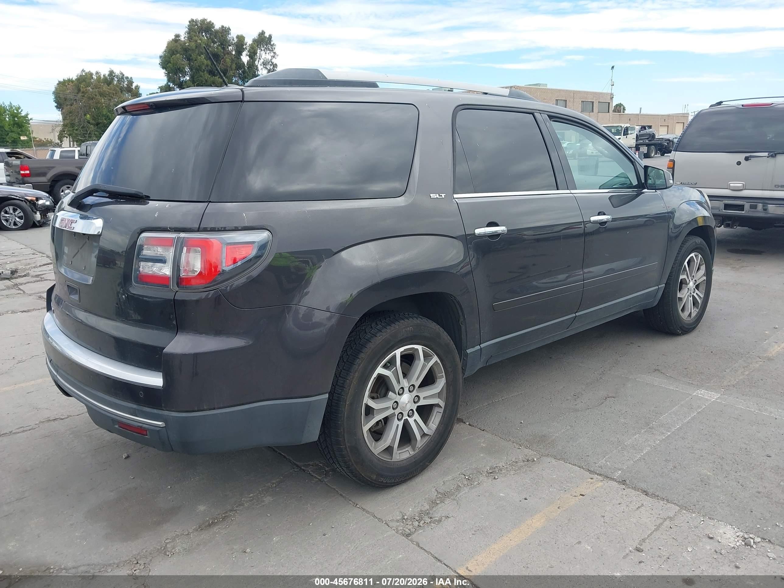 2015 Gmc Acadia Slt-2 Gray vin: 1GKKRSKDXFJ224068
