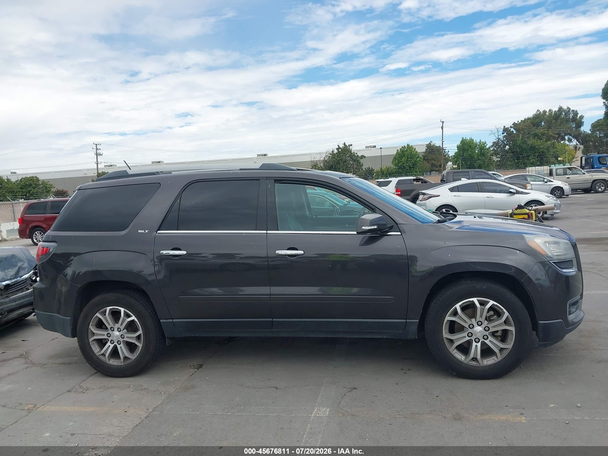 2015 Gmc Acadia Slt-2 Gray vin: 1GKKRSKDXFJ224068