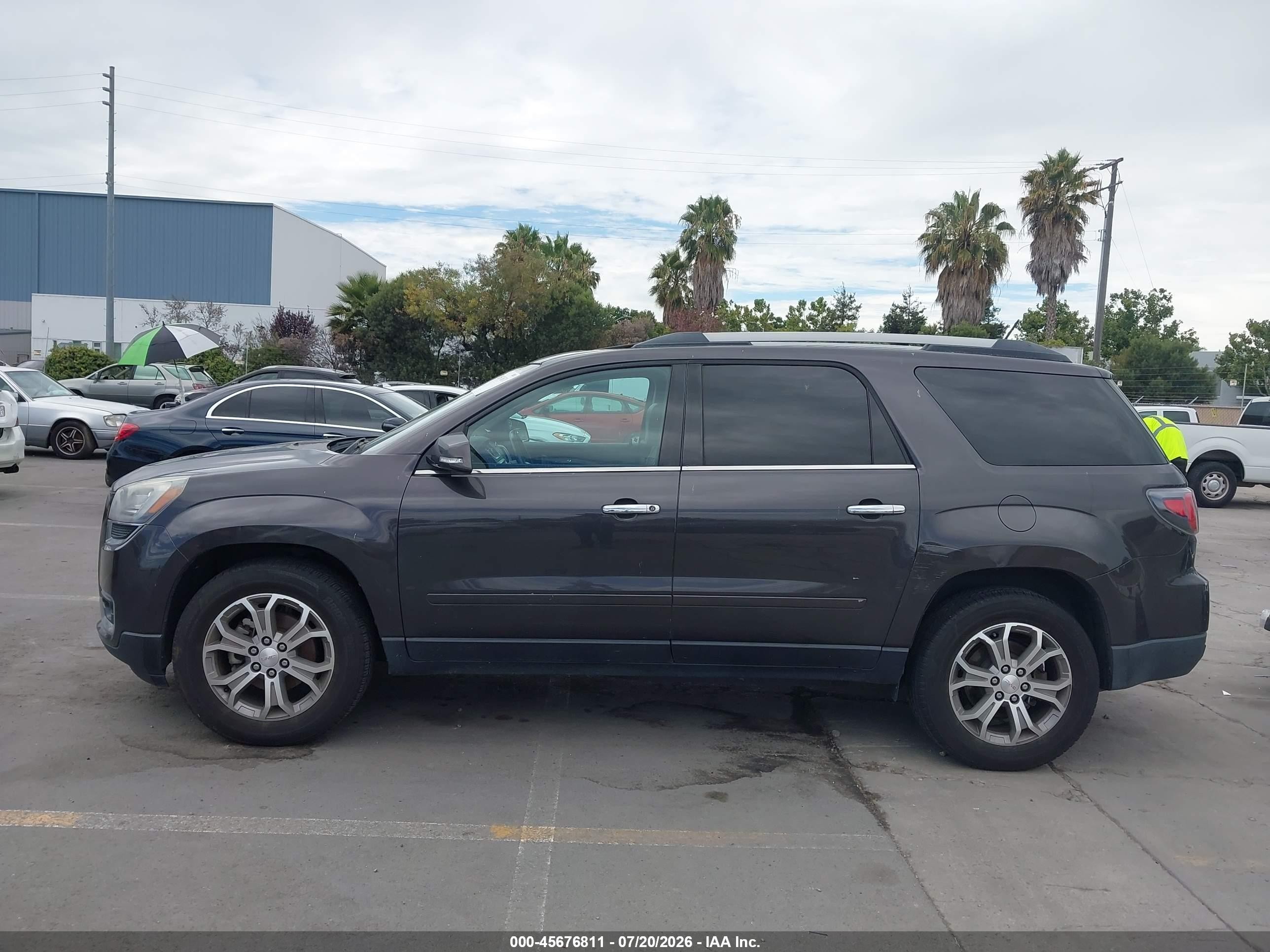 2015 Gmc Acadia Slt-2 Gray vin: 1GKKRSKDXFJ224068