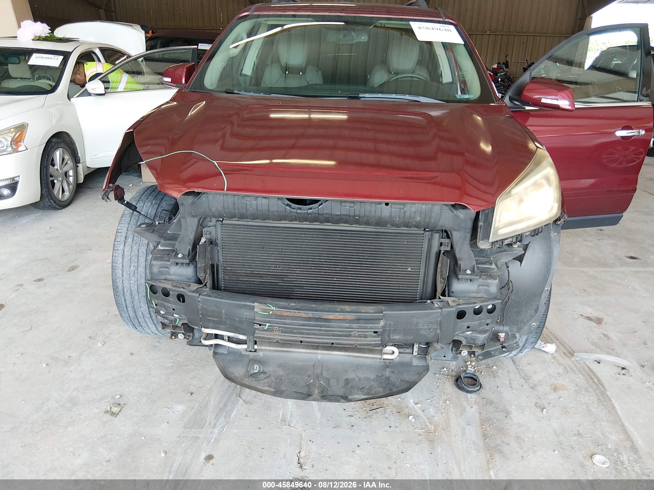 2015 Gmc Acadia Slt-2 Maroon vin: 1GKKRSKDXFJ258527