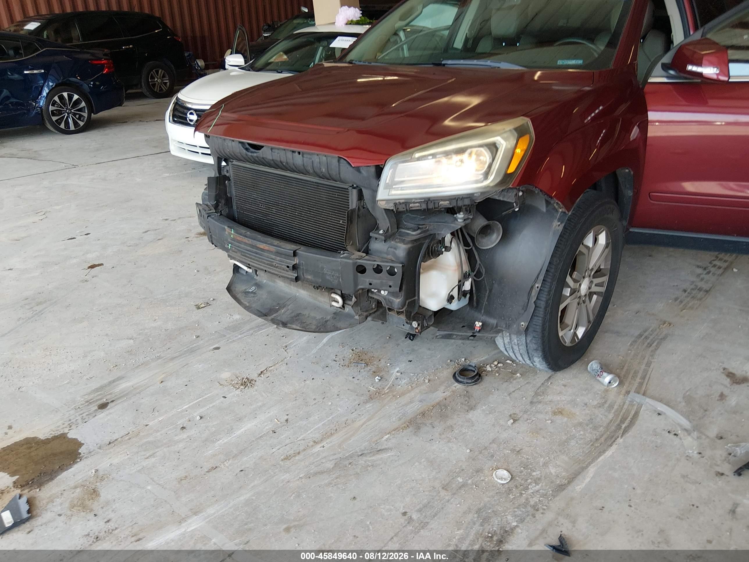 2015 Gmc Acadia Slt-2 Maroon vin: 1GKKRSKDXFJ258527