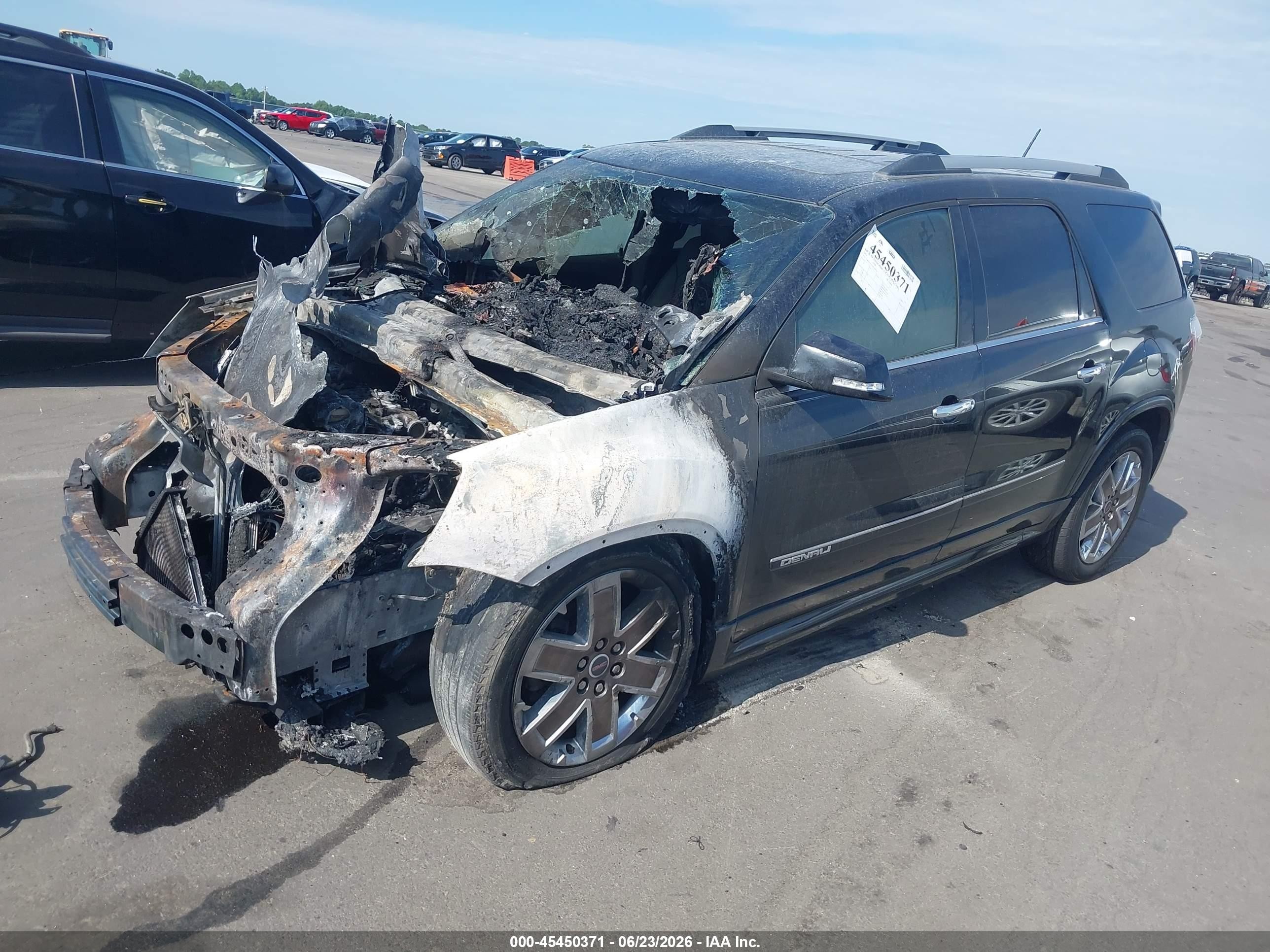 2011 Gmc Acadia Denali Black vin: 1GKKRTED1BJ260954