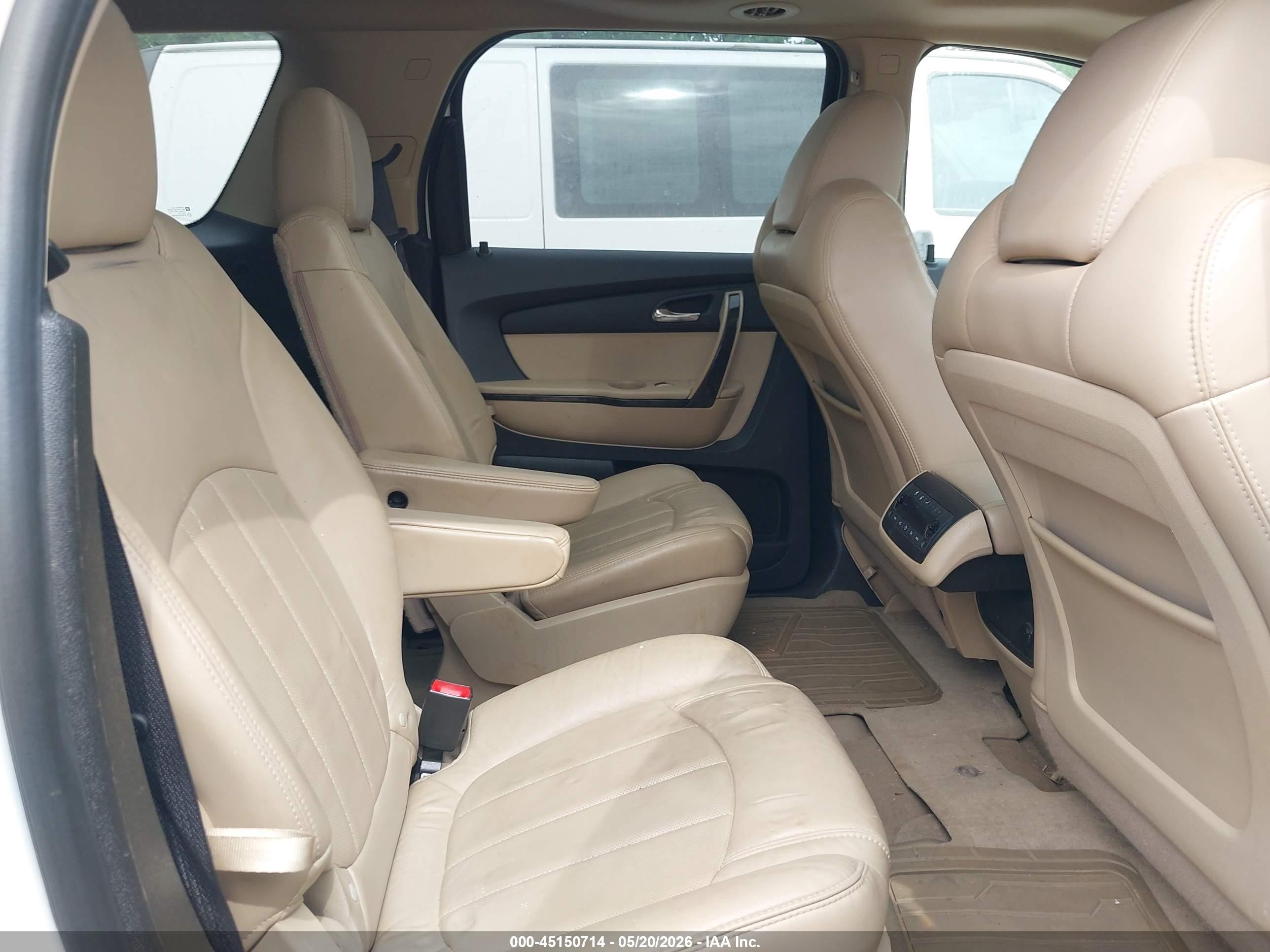 2012 Gmc Acadia Denali White vin: 1GKKRTED1CJ388340