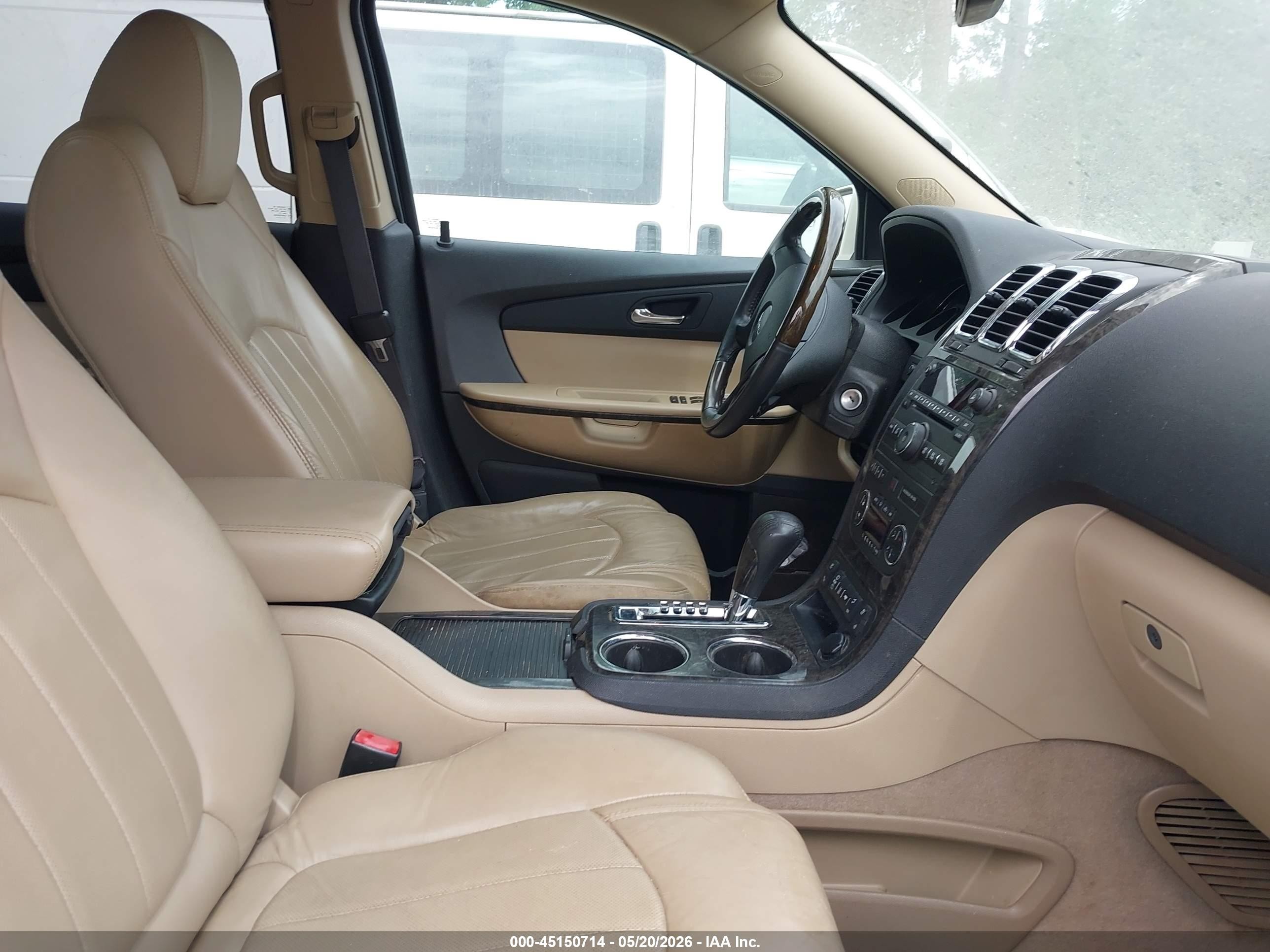 2012 Gmc Acadia Denali White vin: 1GKKRTED1CJ388340