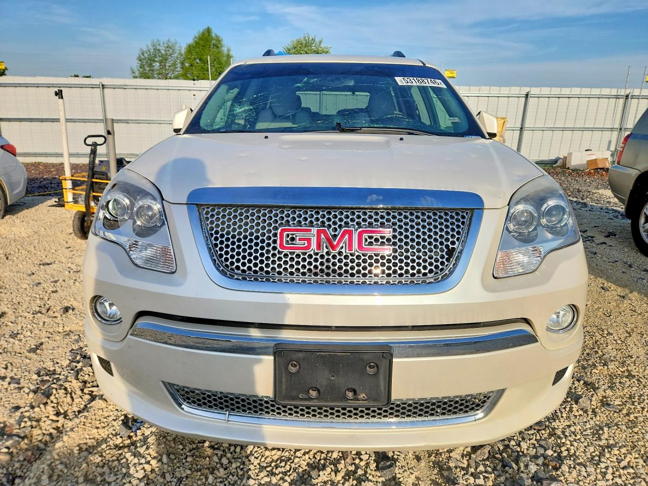 2012 Gmc Acadia Denali White vin: 1GKKRTED1CJ410367