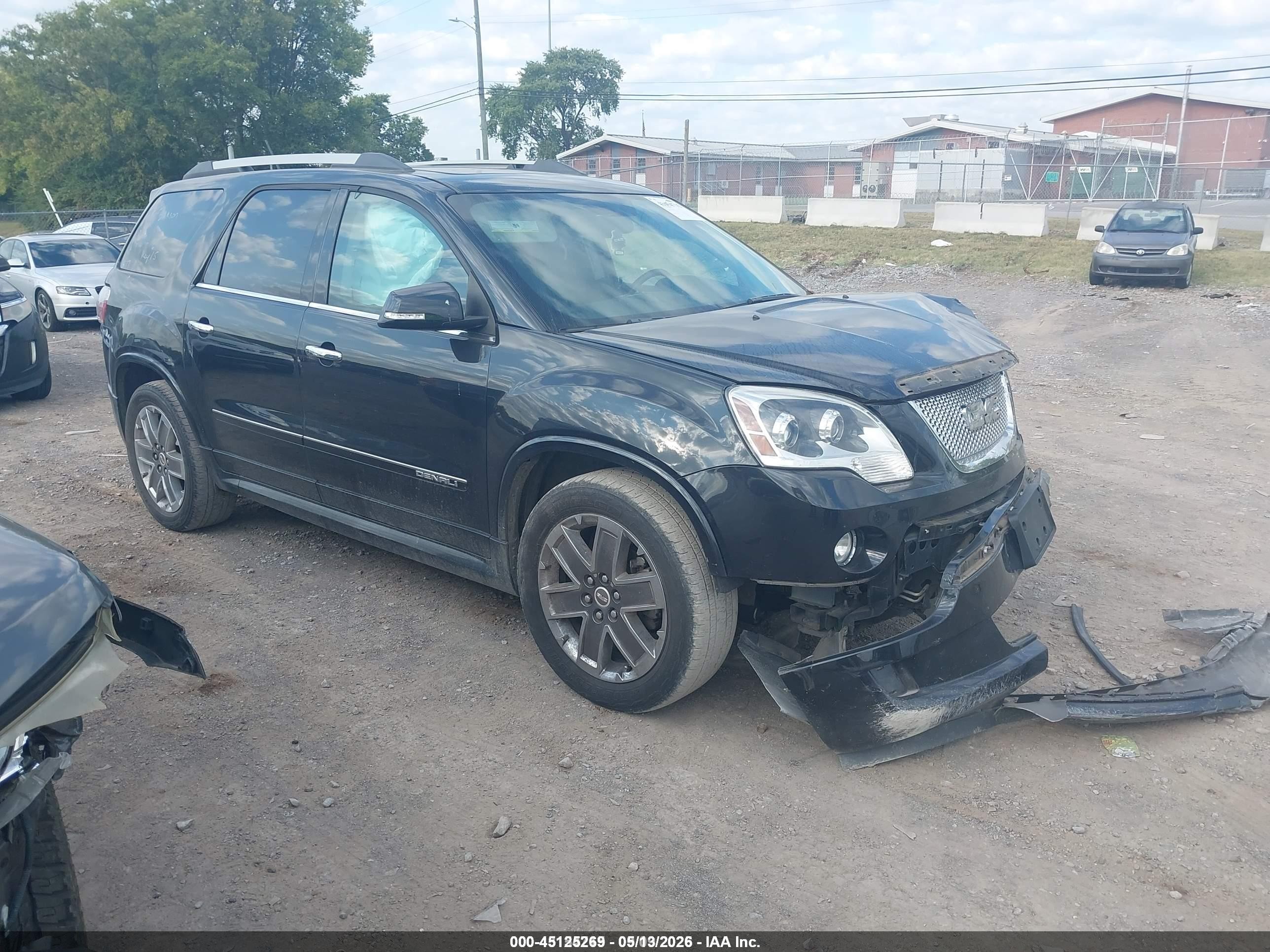 2011 Gmc Acadia Denali Черный vin: 1GKKRTED2BJ229132