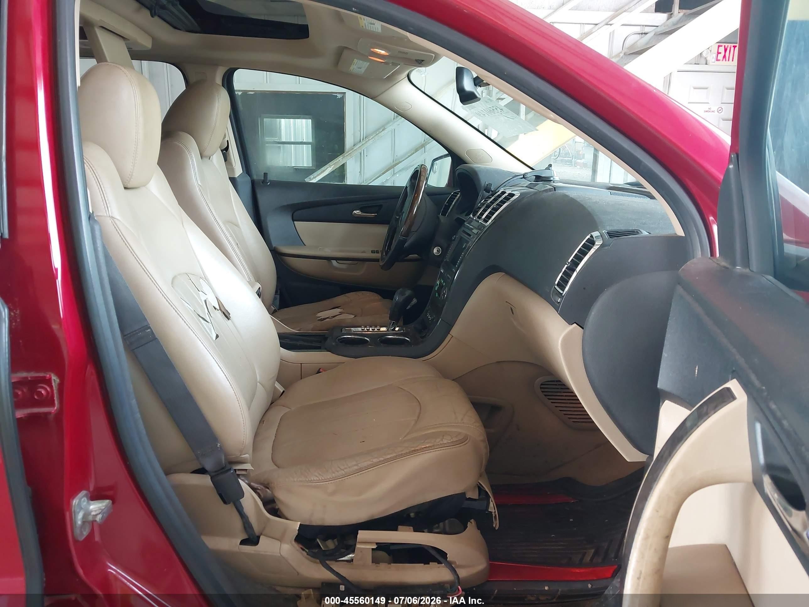 2012 Gmc Acadia Denali Burgundy vin: 1GKKRTED2CJ213904