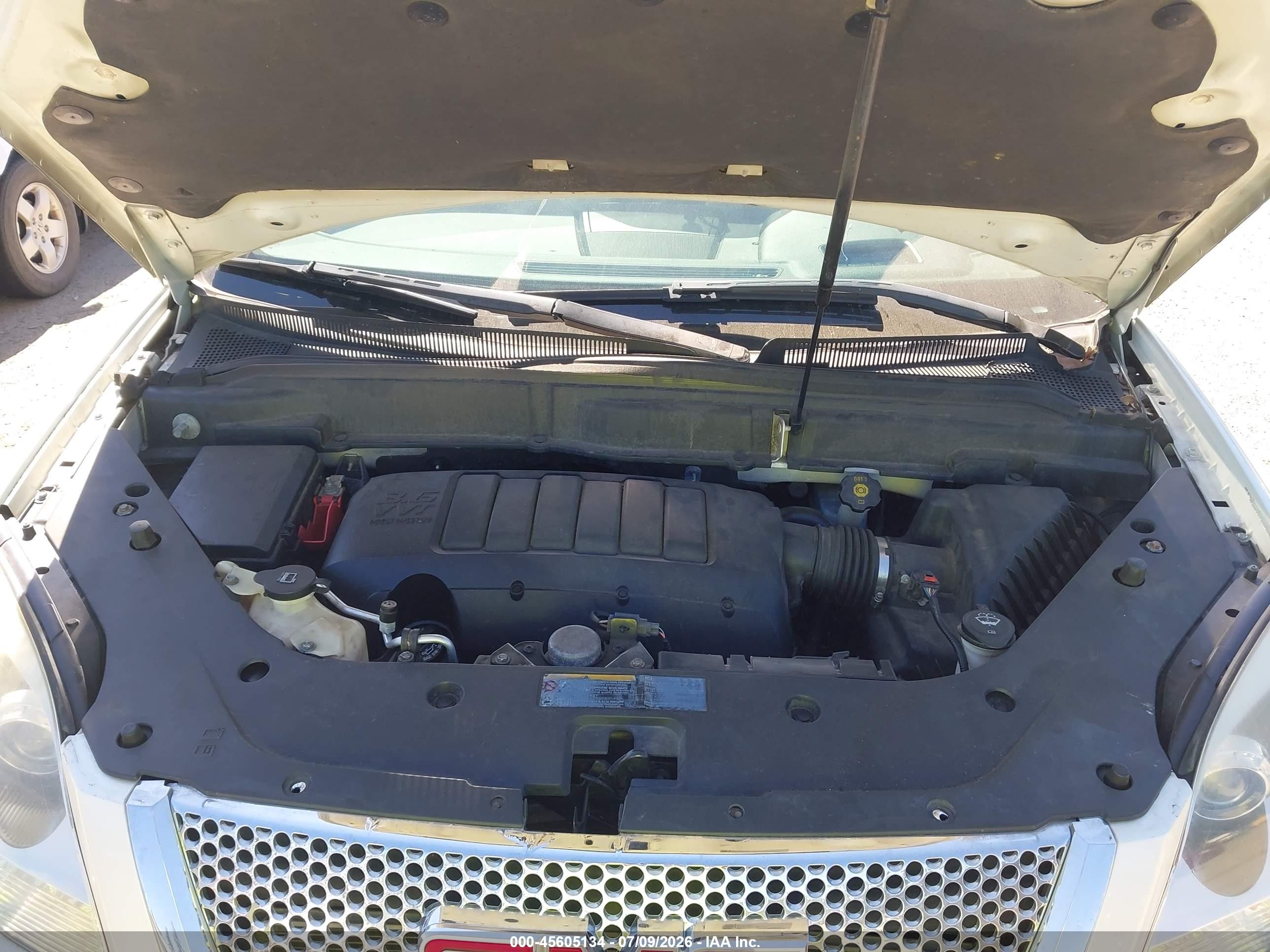 2012 Gmc Acadia Denali White vin: 1GKKRTED2CJ303070