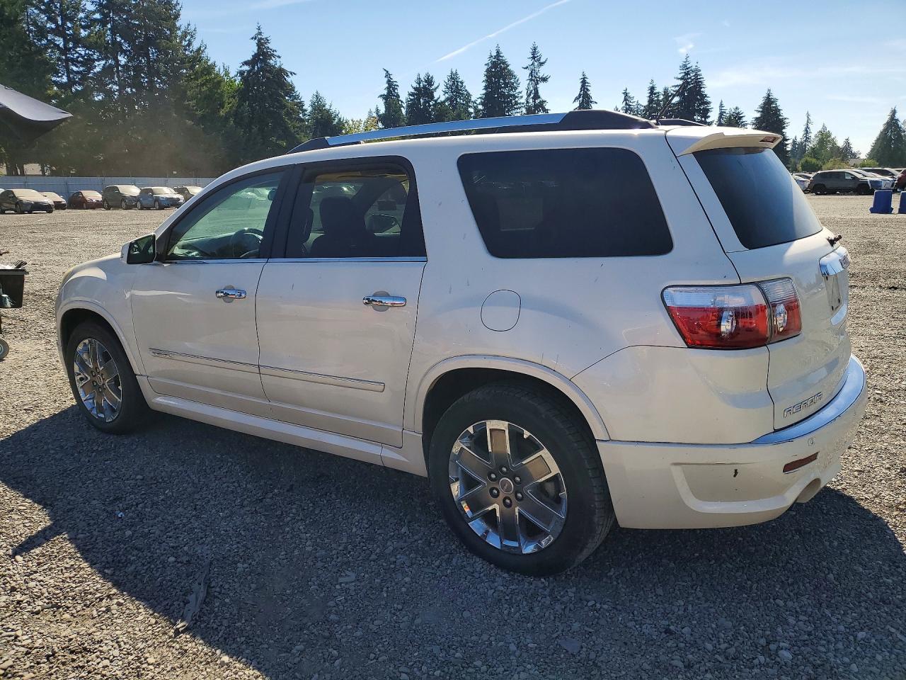 2012 Gmc Acadia Denali White vin: 1GKKRTED2CJ309788