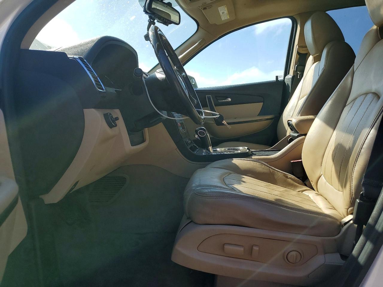 2012 Gmc Acadia Denali White vin: 1GKKRTED2CJ309788