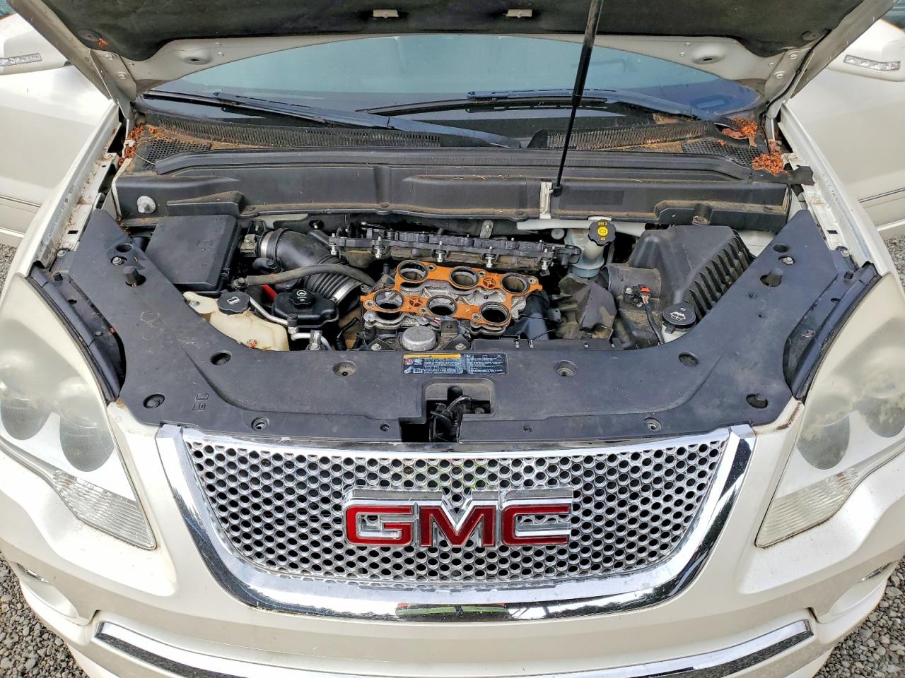 2012 Gmc Acadia Denali White vin: 1GKKRTED2CJ309788
