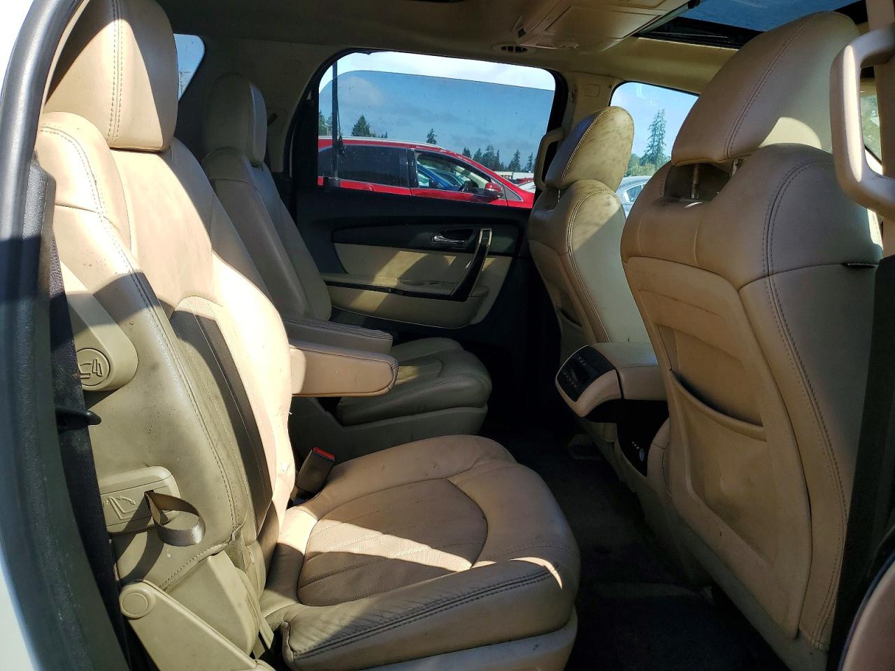 2012 Gmc Acadia Denali White vin: 1GKKRTED2CJ309788