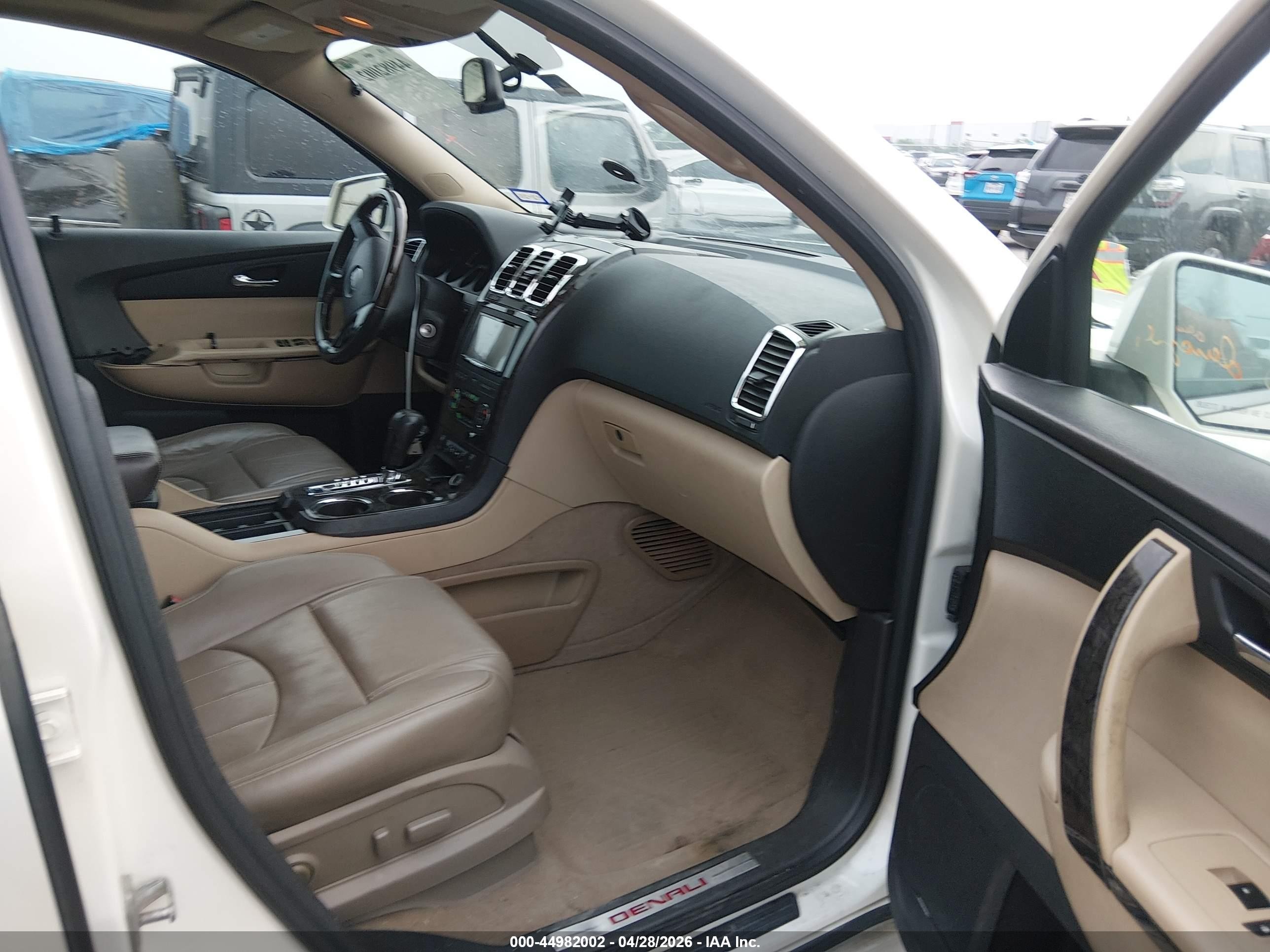 2011 Gmc Acadia Denali Белый vin: 1GKKRTED3BJ403225
