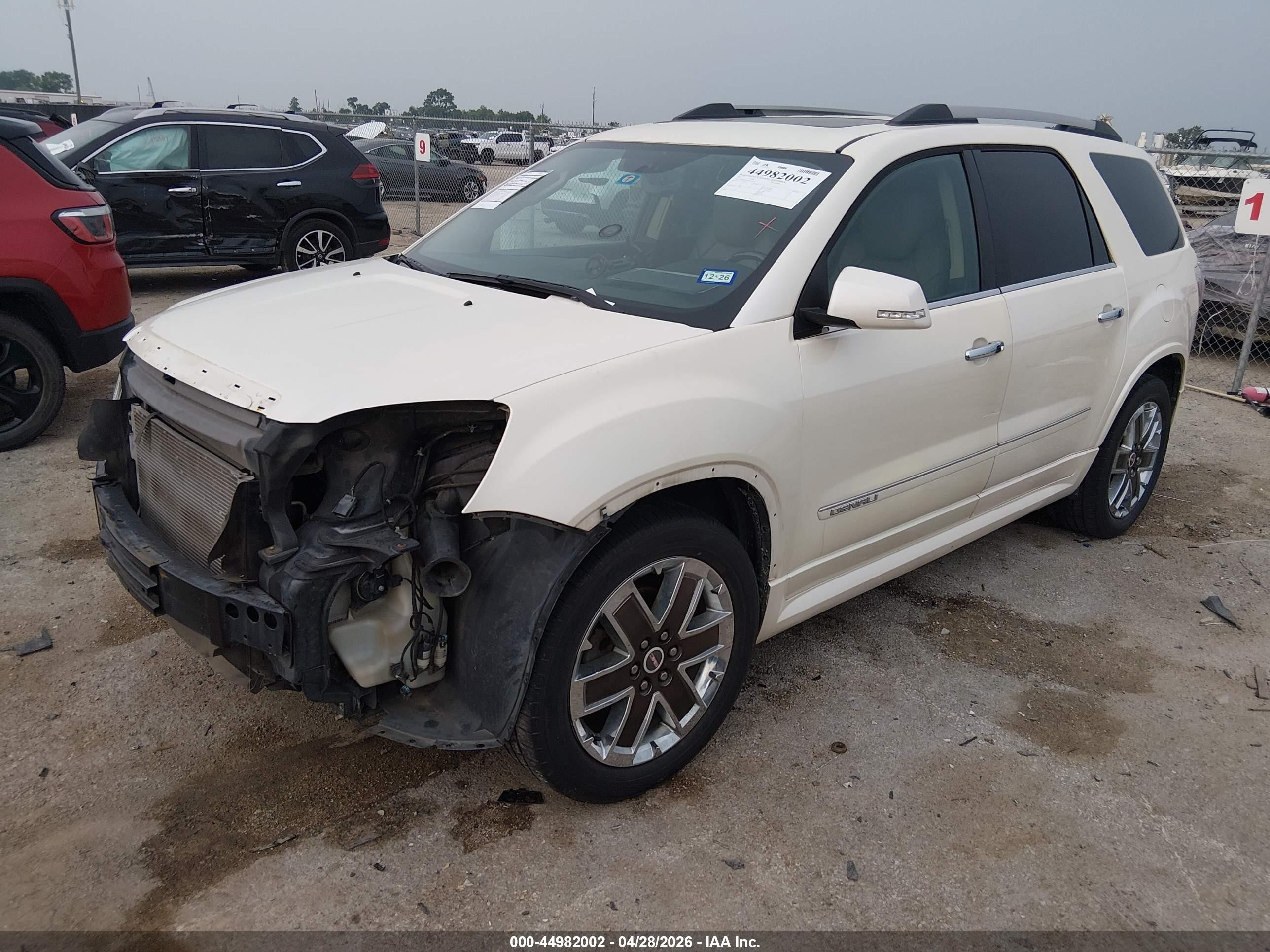 2011 Gmc Acadia Denali Белый vin: 1GKKRTED3BJ403225