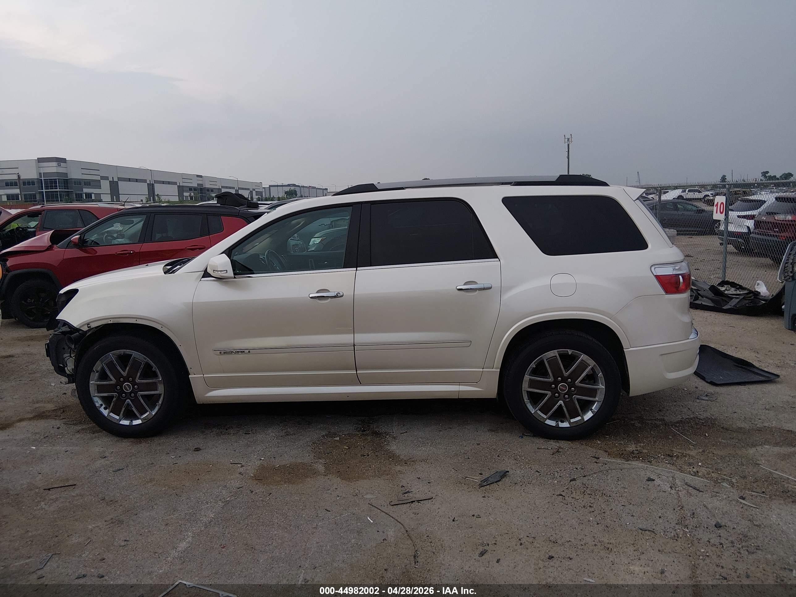 2011 Gmc Acadia Denali Белый vin: 1GKKRTED3BJ403225