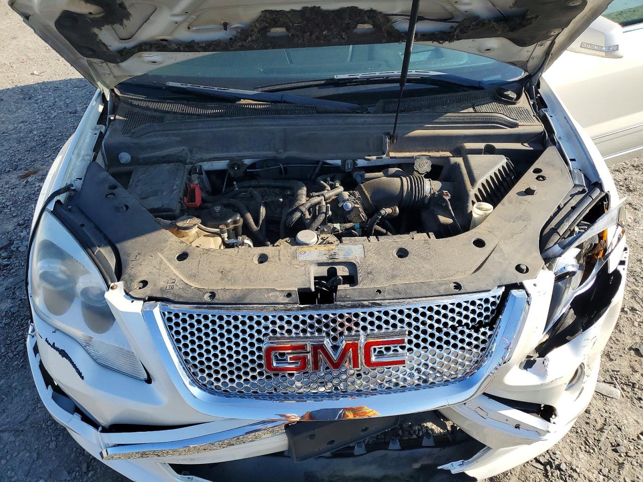 2012 Gmc Acadia Denali White vin: 1GKKRTED3CJ230467