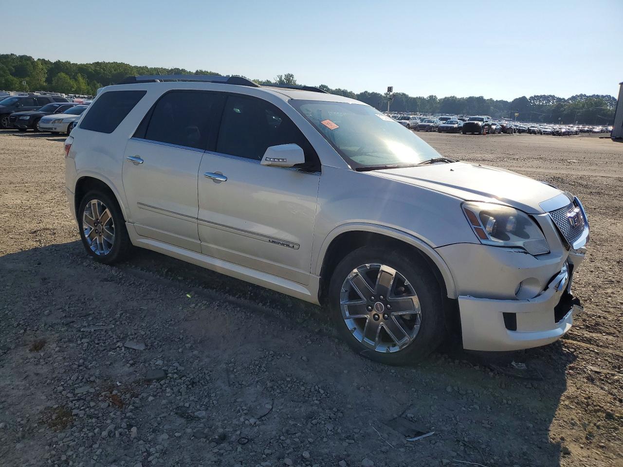 2012 Gmc Acadia Denali White vin: 1GKKRTED3CJ230467