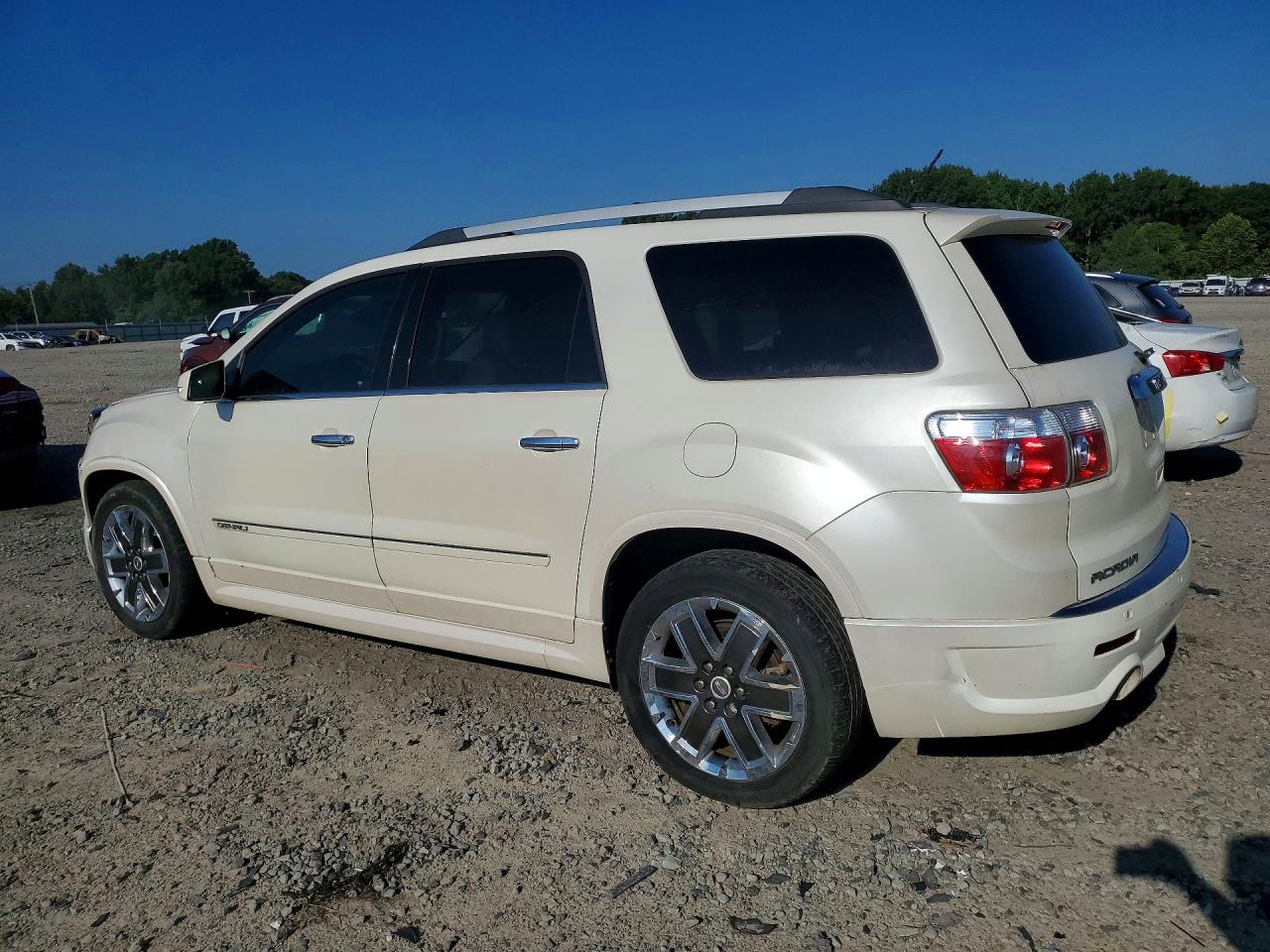 2012 Gmc Acadia Denali White vin: 1GKKRTED3CJ230467