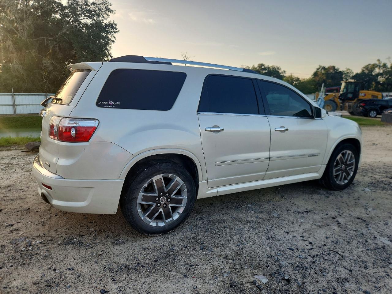 2012 Gmc Acadia Denali White vin: 1GKKRTED3CJ403310
