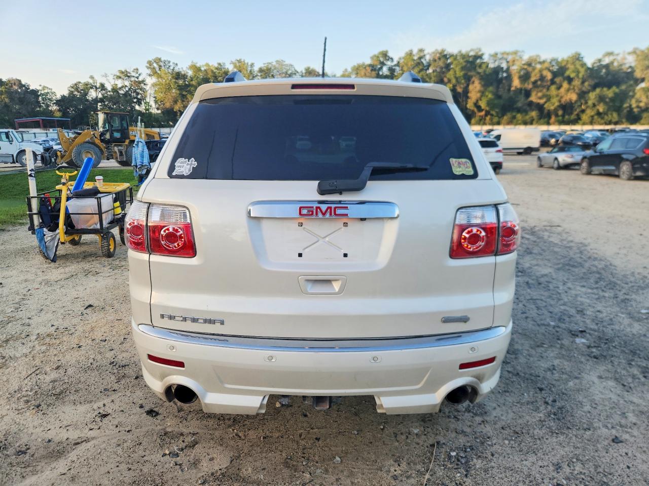 2012 Gmc Acadia Denali White vin: 1GKKRTED3CJ403310