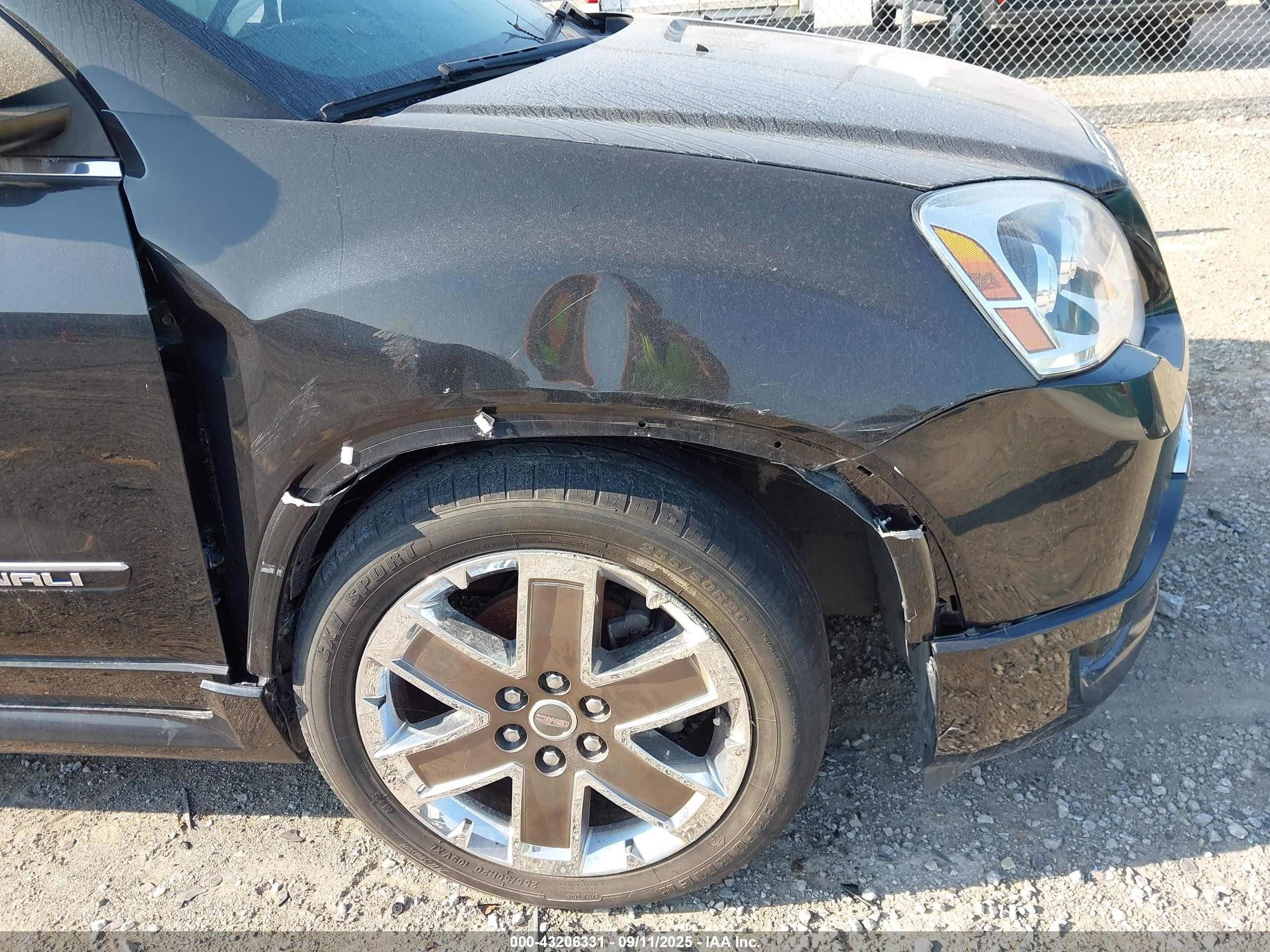 2012 Gmc Acadia Denali Black vin: 1GKKRTED4CJ378661