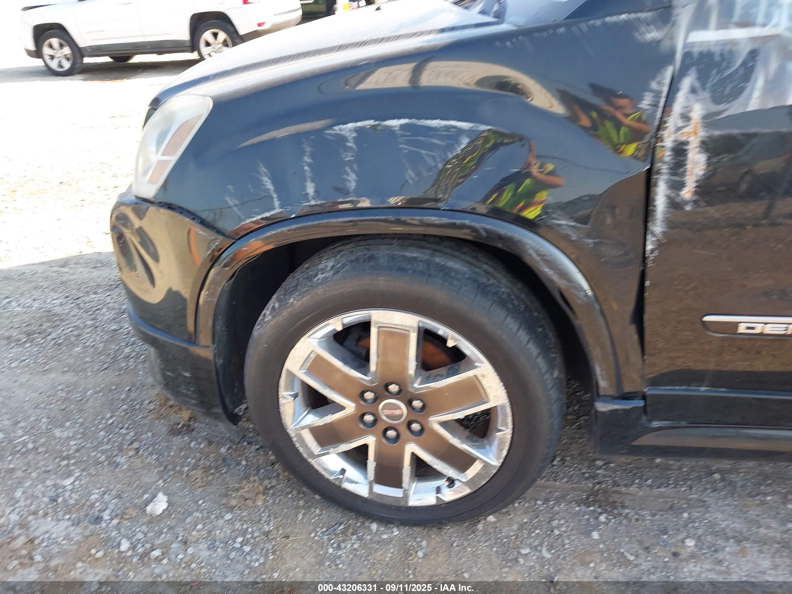 2012 Gmc Acadia Denali Black vin: 1GKKRTED4CJ378661