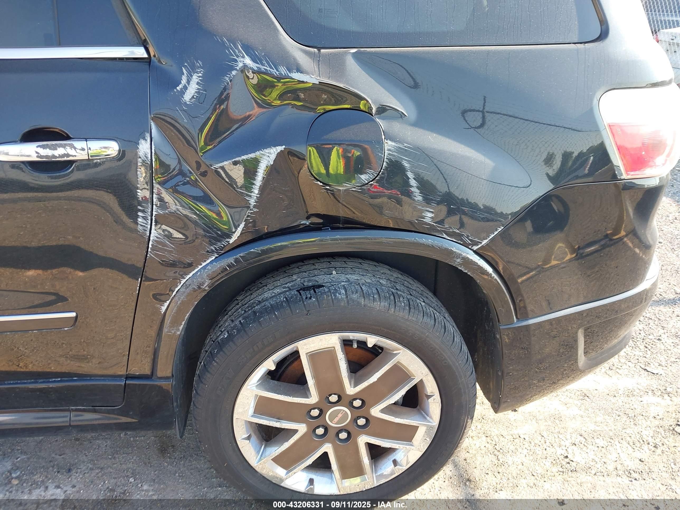 2012 Gmc Acadia Denali Black vin: 1GKKRTED4CJ378661