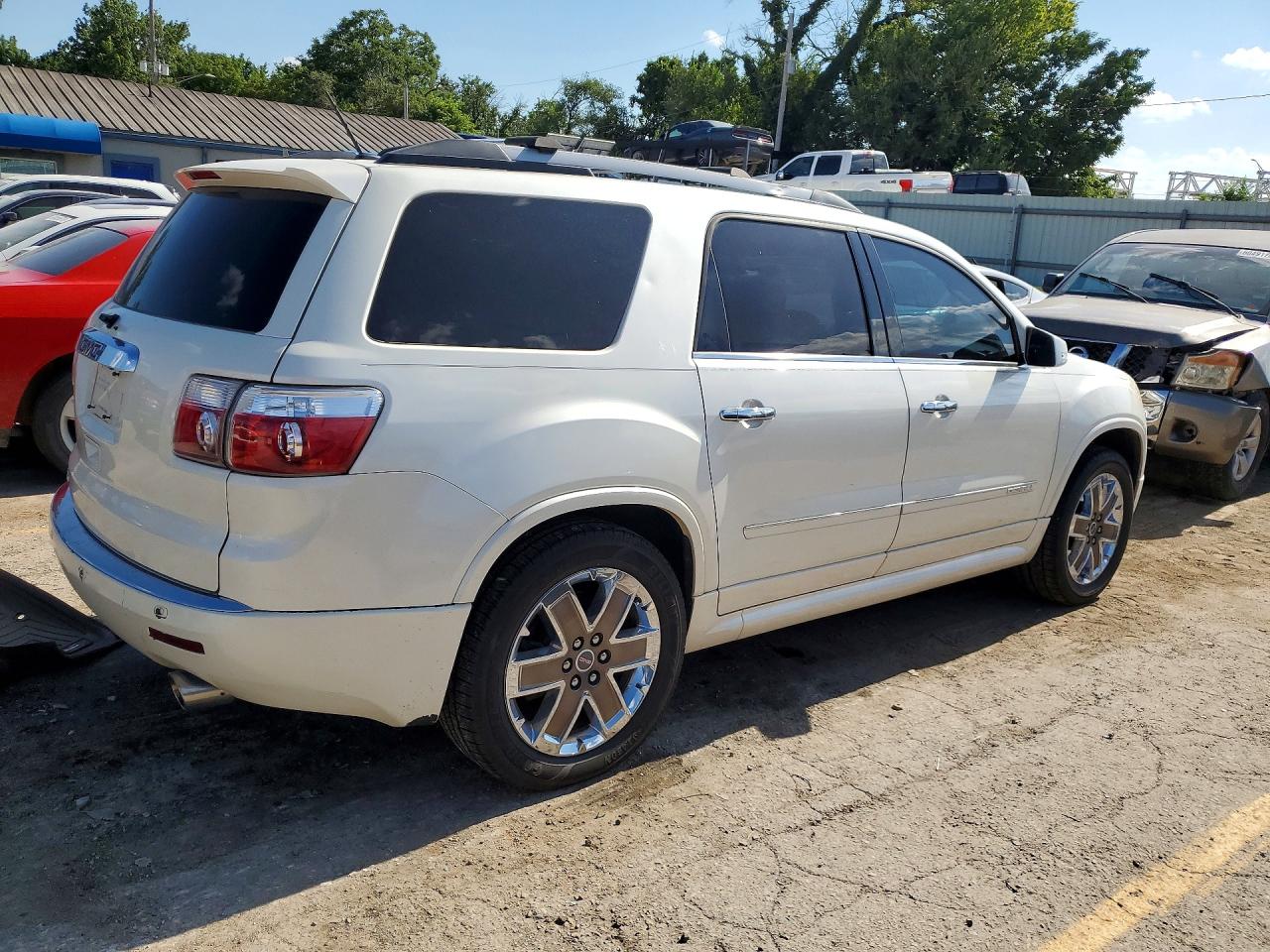 2012 Gmc Acadia Denali White vin: 1GKKRTED5CJ170675