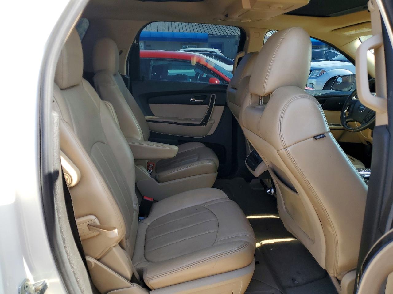 2012 Gmc Acadia Denali White vin: 1GKKRTED5CJ170675