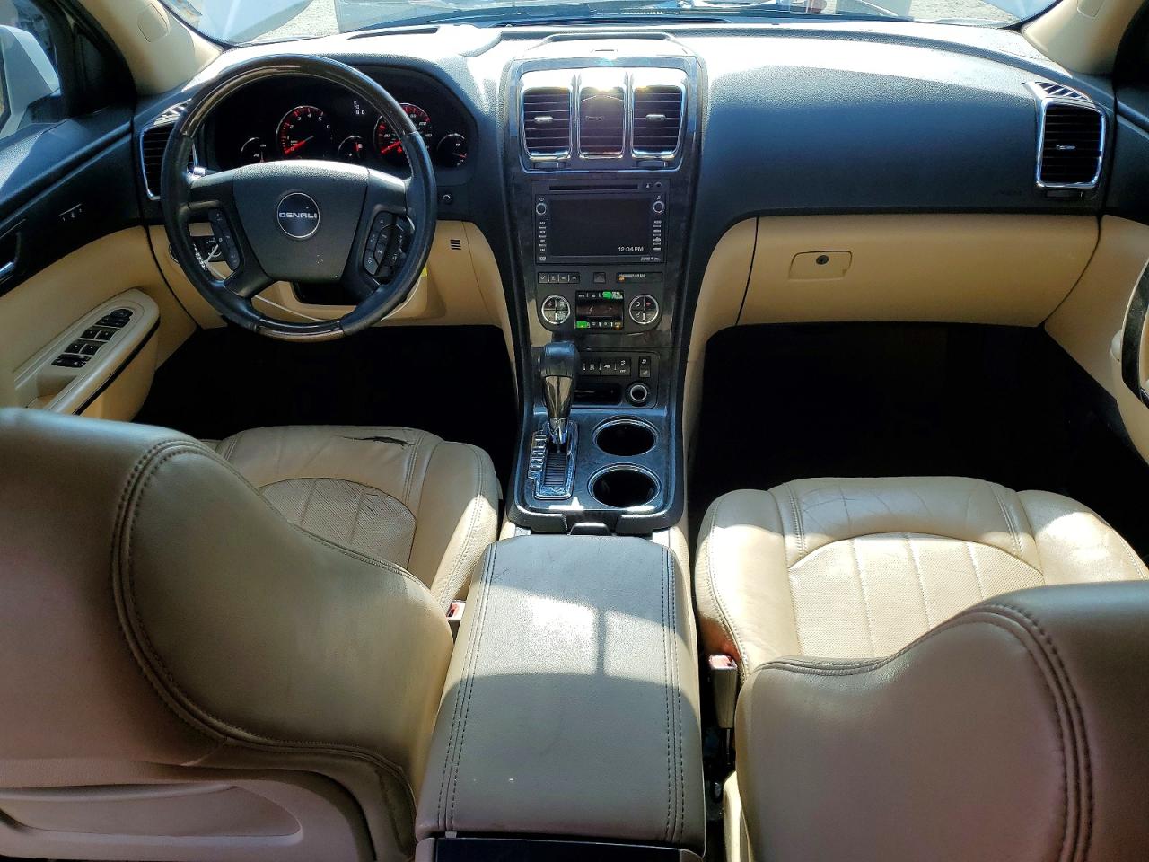 2012 Gmc Acadia Denali White vin: 1GKKRTED5CJ170675