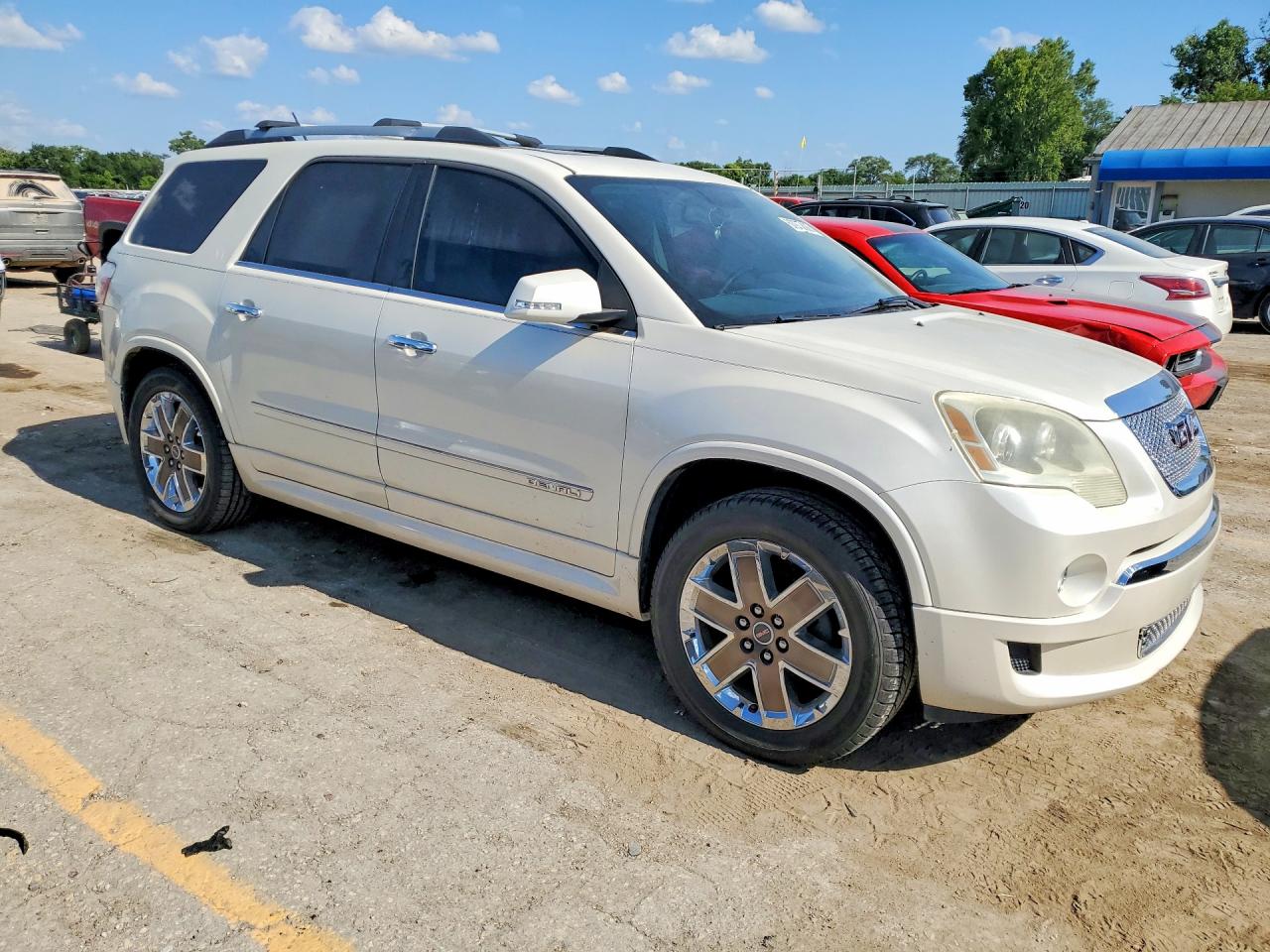 2012 Gmc Acadia Denali White vin: 1GKKRTED5CJ170675
