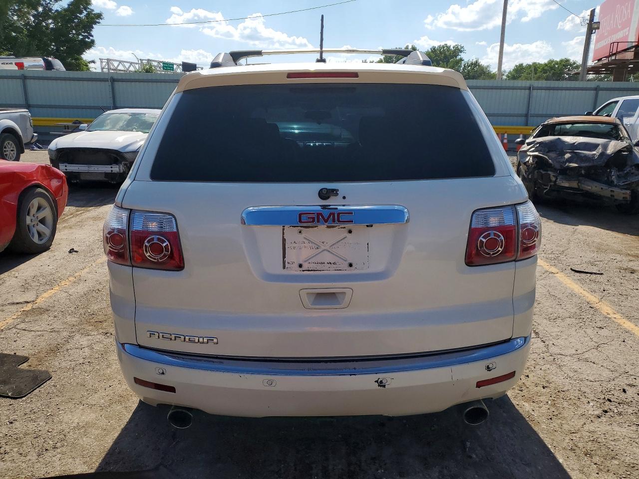 2012 Gmc Acadia Denali White vin: 1GKKRTED5CJ170675