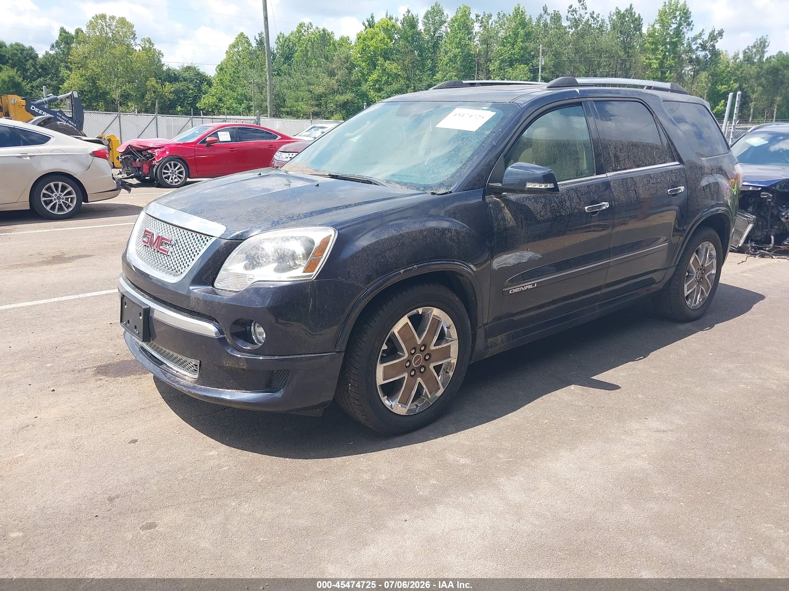 2012 Gmc Acadia Denali Blue vin: 1GKKRTED5CJ273210