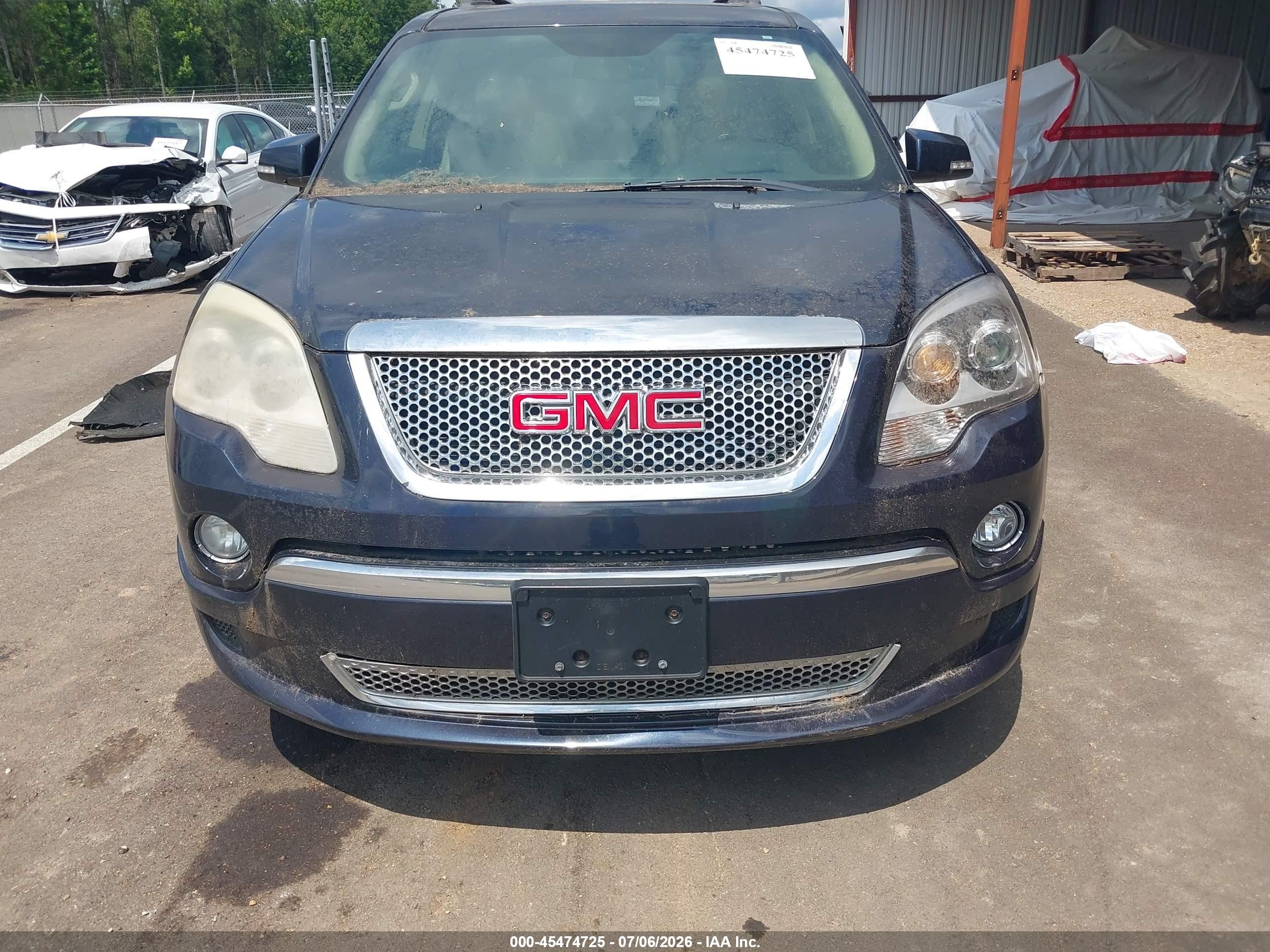 2012 Gmc Acadia Denali Blue vin: 1GKKRTED5CJ273210