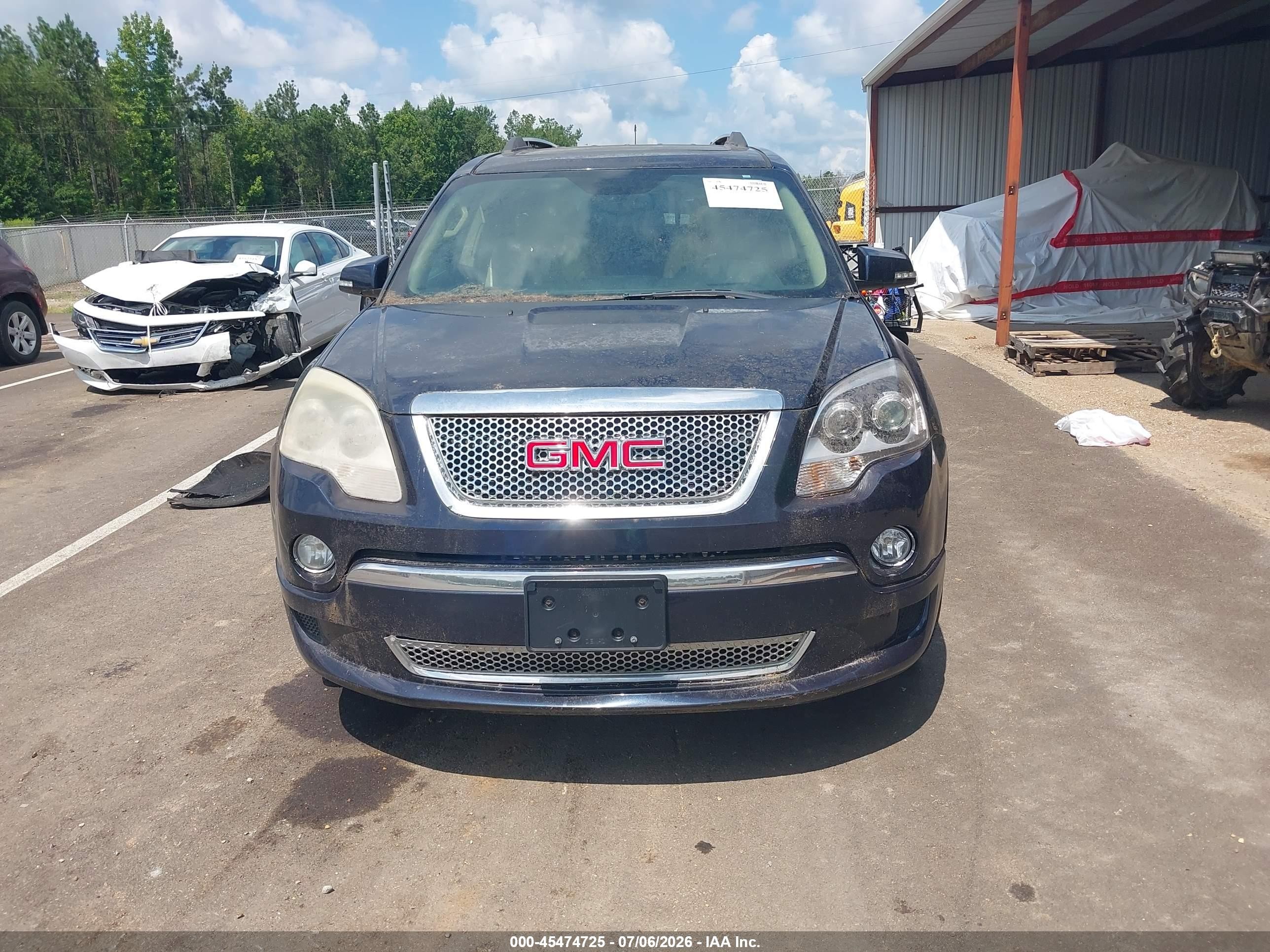 2012 Gmc Acadia Denali Blue vin: 1GKKRTED5CJ273210