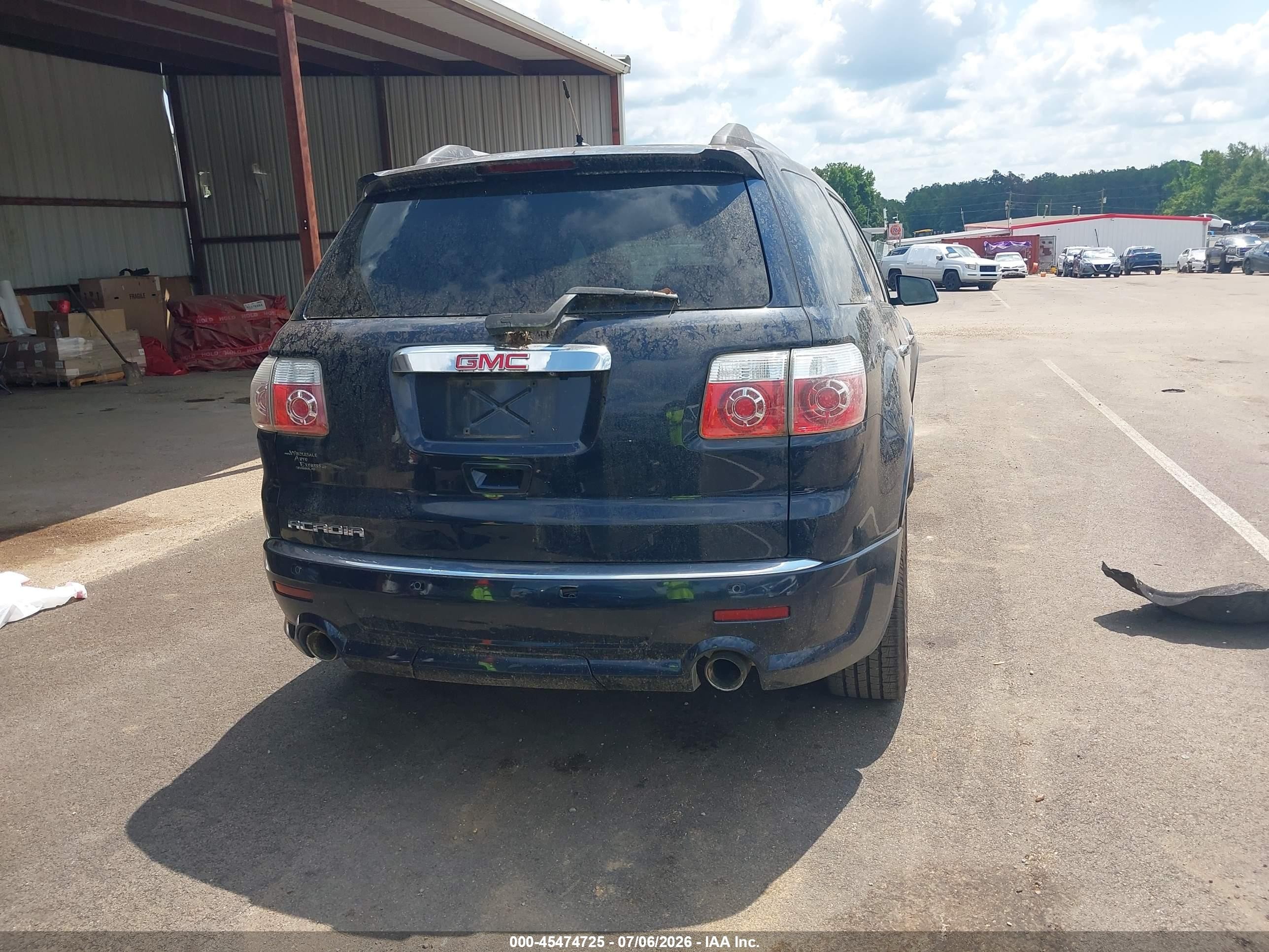 2012 Gmc Acadia Denali Blue vin: 1GKKRTED5CJ273210