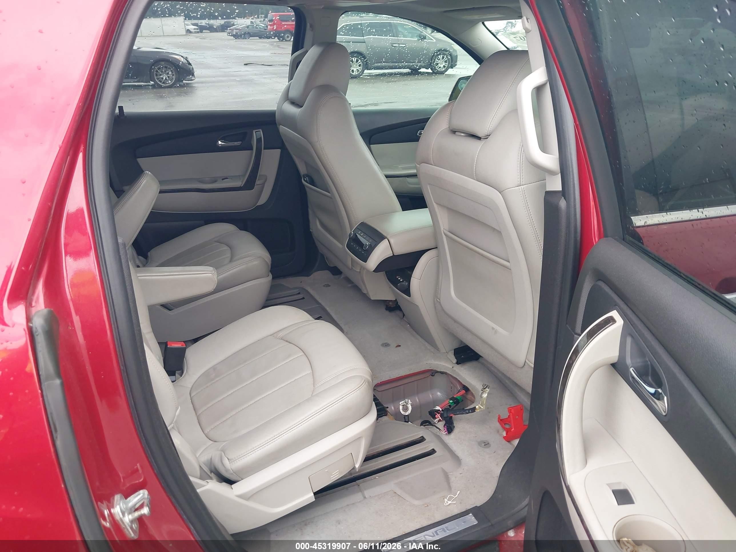 2012 Gmc Acadia Denali Red vin: 1GKKRTED6CJ279579