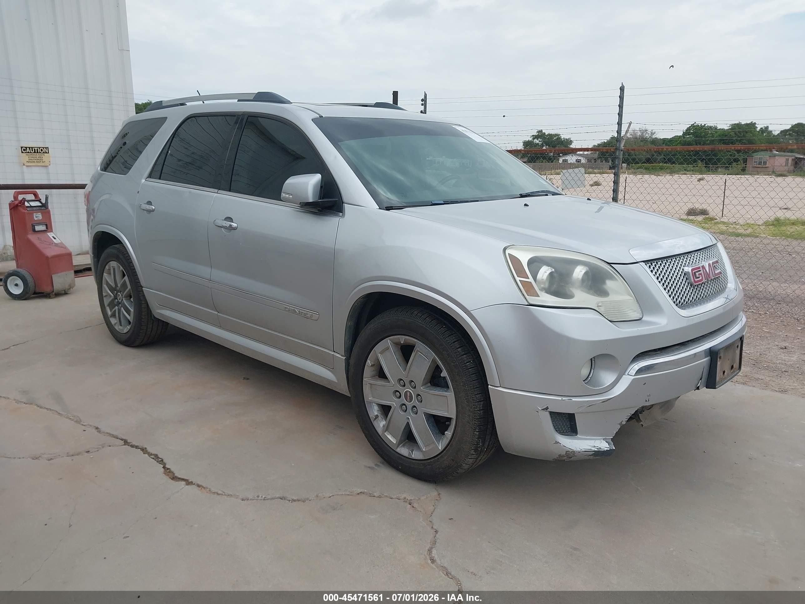 2012 Gmc Acadia Denali Gray vin: 1GKKRTED6CJ388057