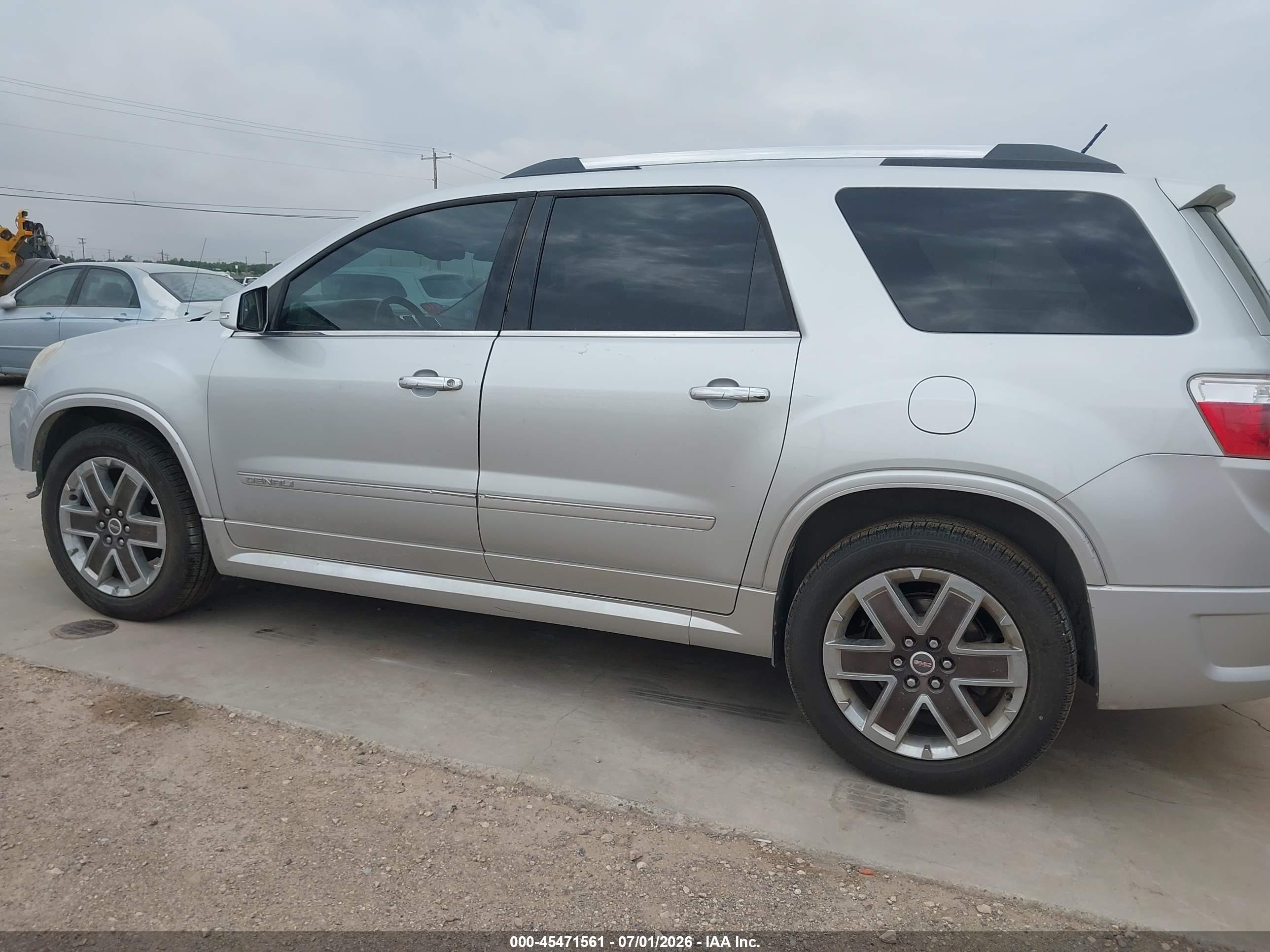 2012 Gmc Acadia Denali Gray vin: 1GKKRTED6CJ388057