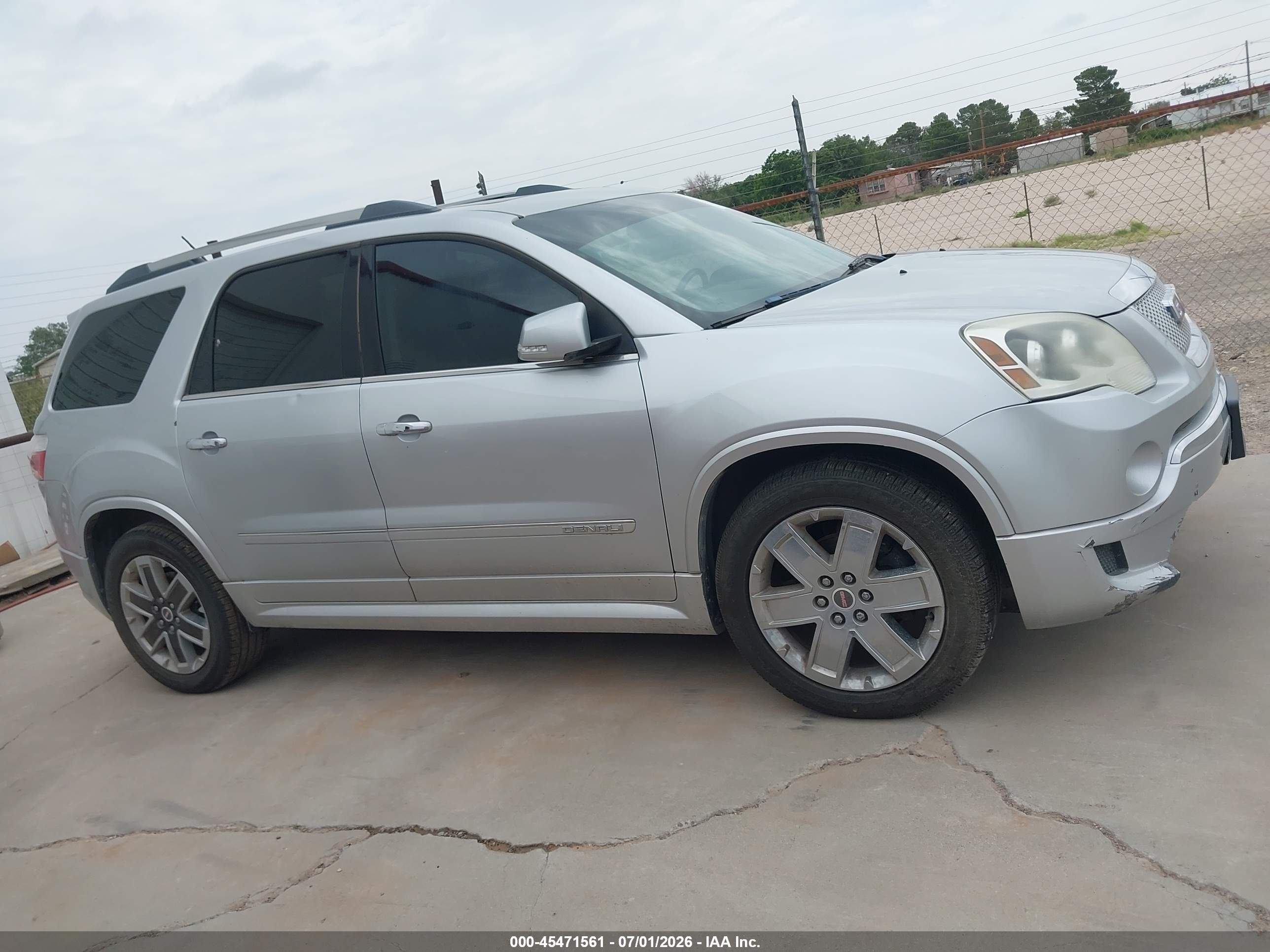 2012 Gmc Acadia Denali Gray vin: 1GKKRTED6CJ388057