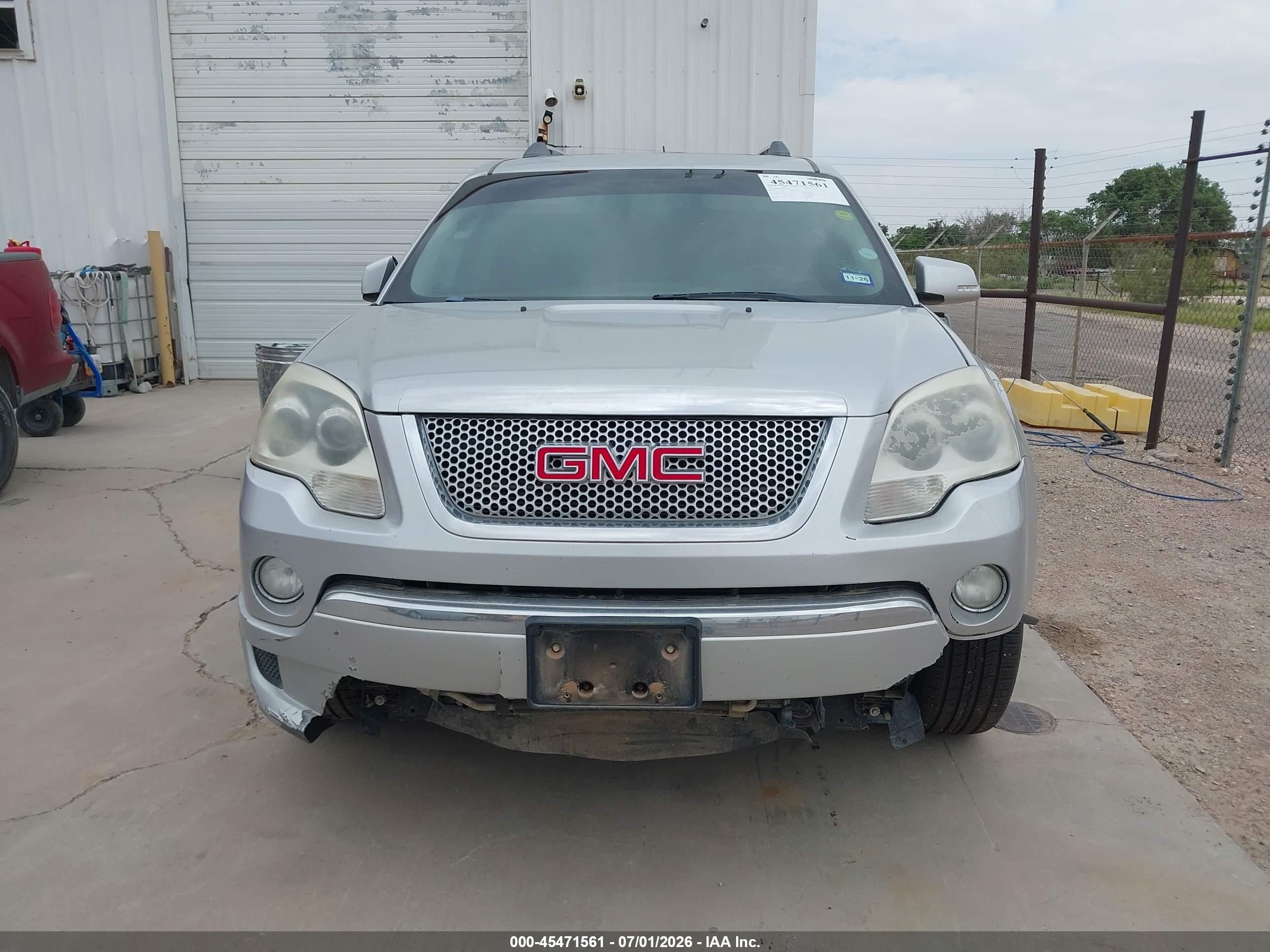 2012 Gmc Acadia Denali Gray vin: 1GKKRTED6CJ388057