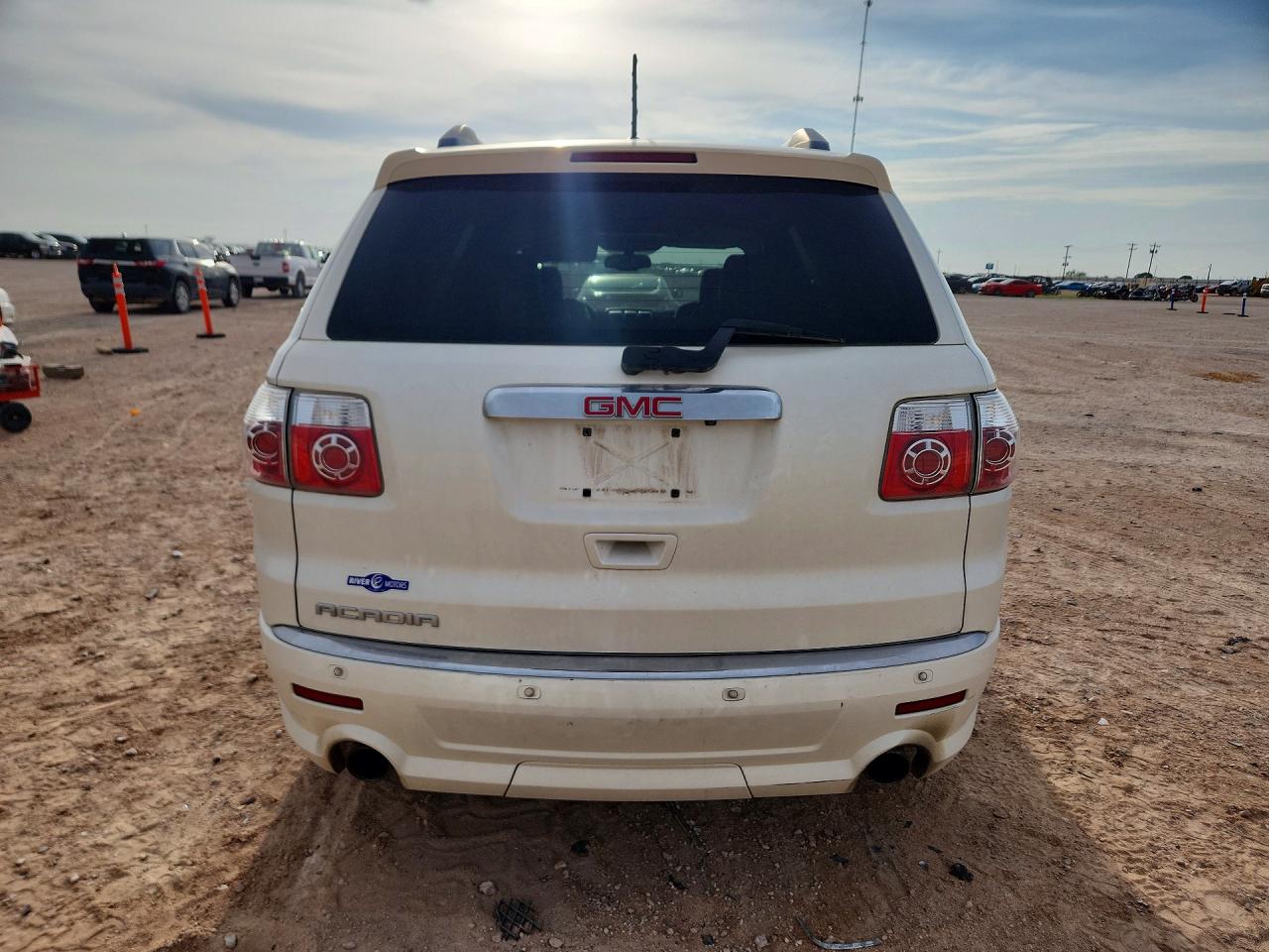 2012 Gmc Acadia Denali White vin: 1GKKRTED7CJ242797
