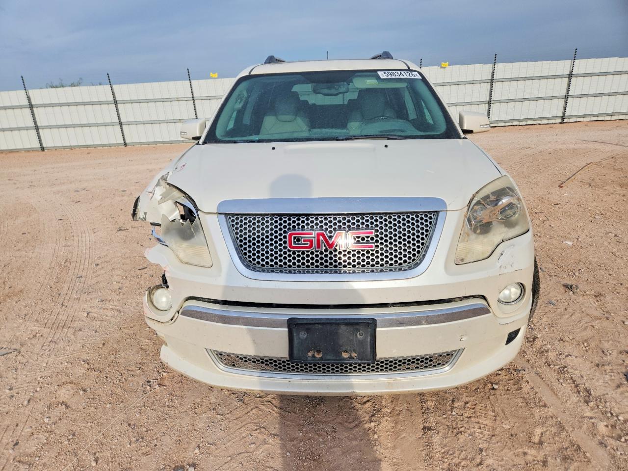 2012 Gmc Acadia Denali White vin: 1GKKRTED7CJ242797