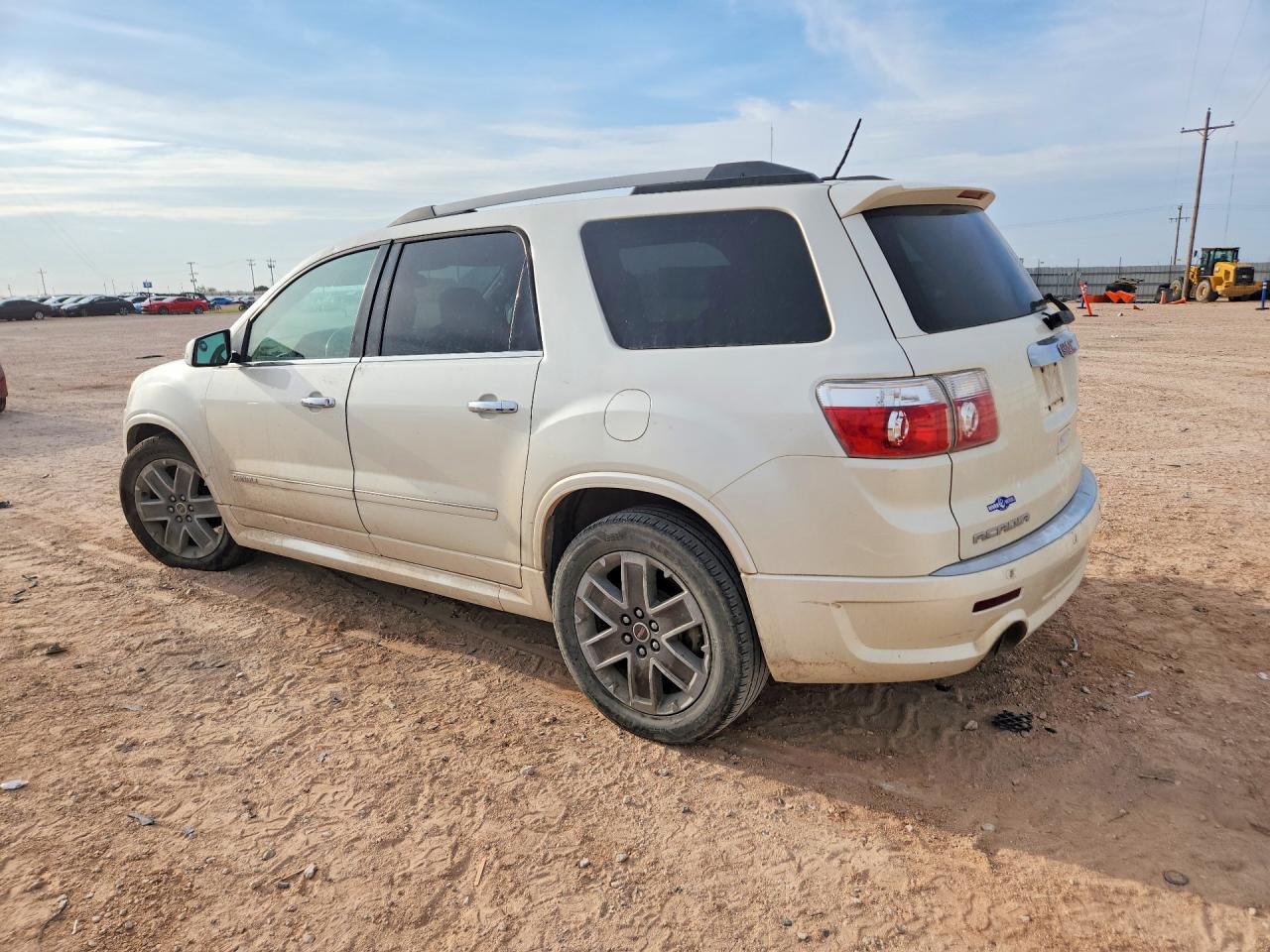 2012 Gmc Acadia Denali White vin: 1GKKRTED7CJ242797