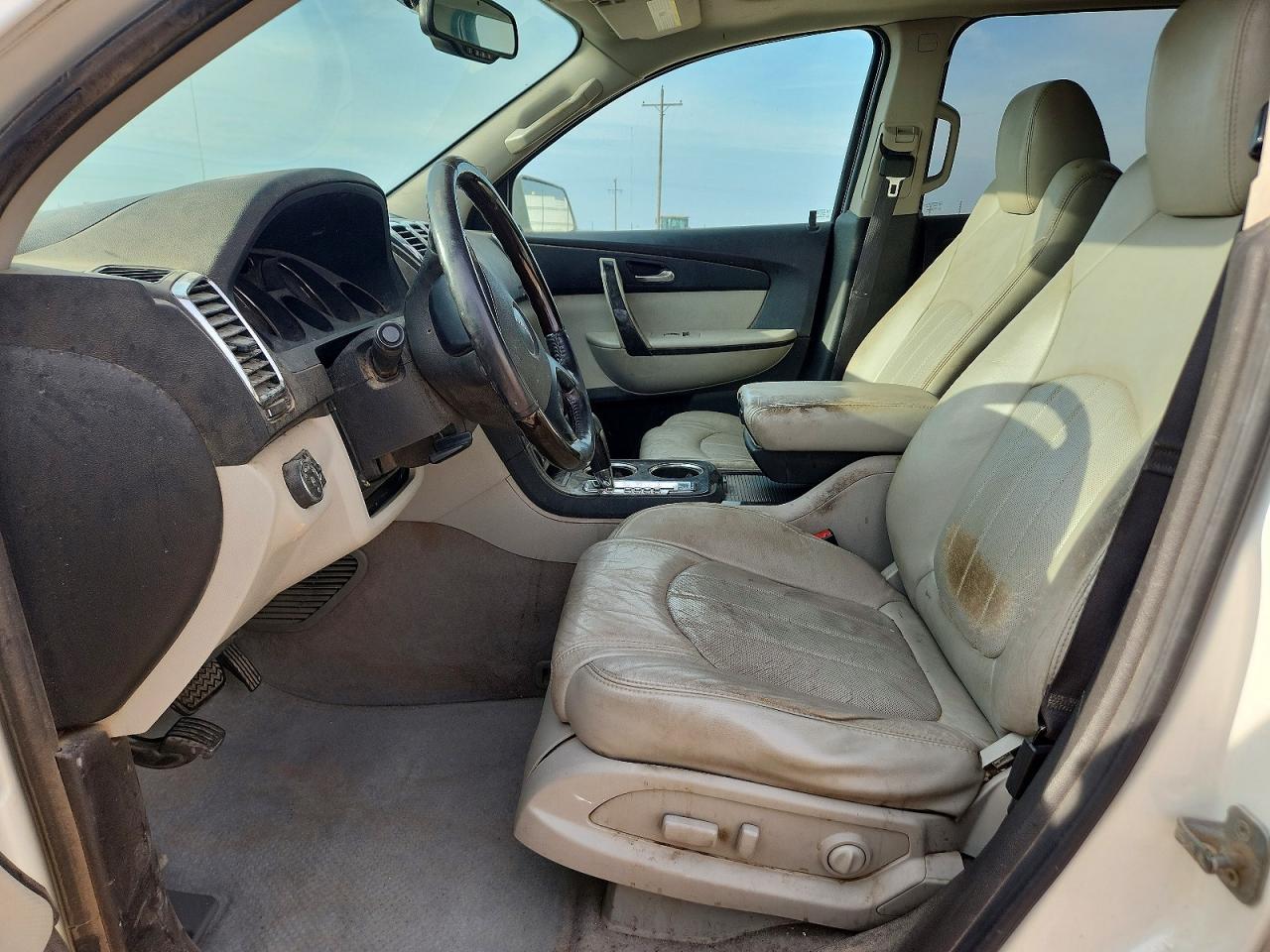 2012 Gmc Acadia Denali White vin: 1GKKRTED7CJ242797