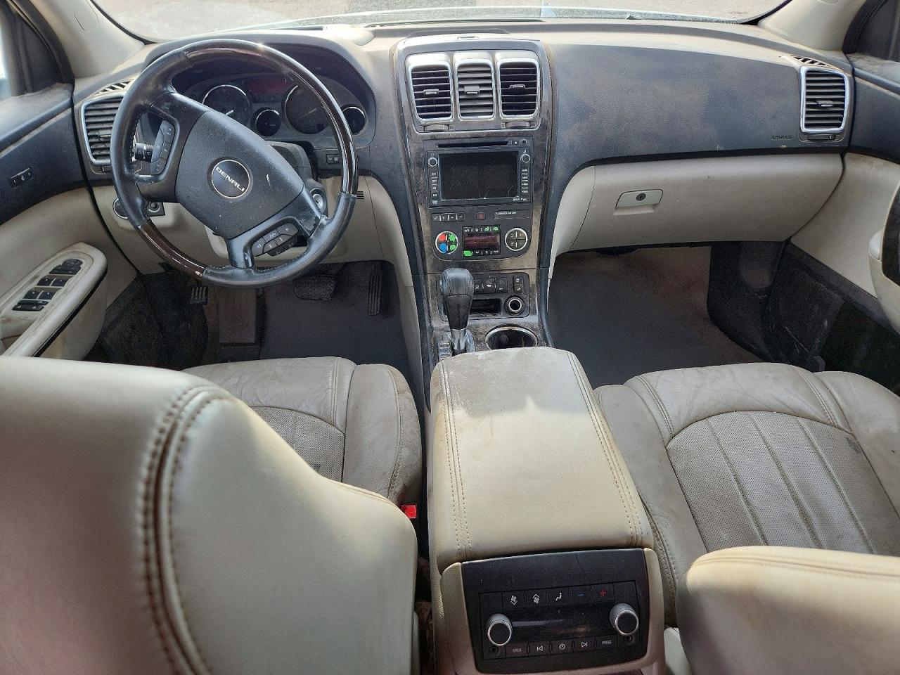 2012 Gmc Acadia Denali White vin: 1GKKRTED7CJ242797