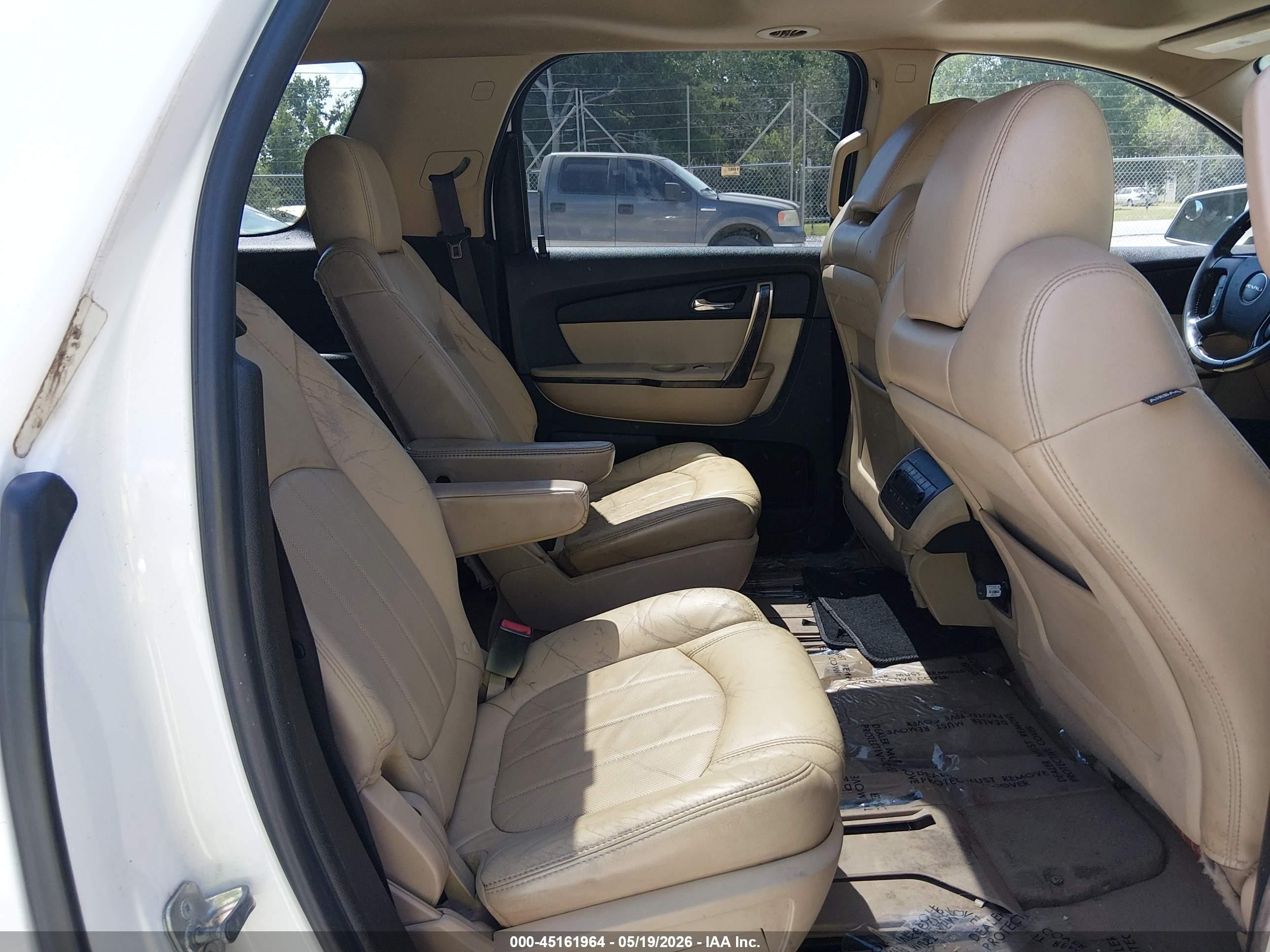 2012 Gmc Acadia Denali White vin: 1GKKRTED7CJ390772