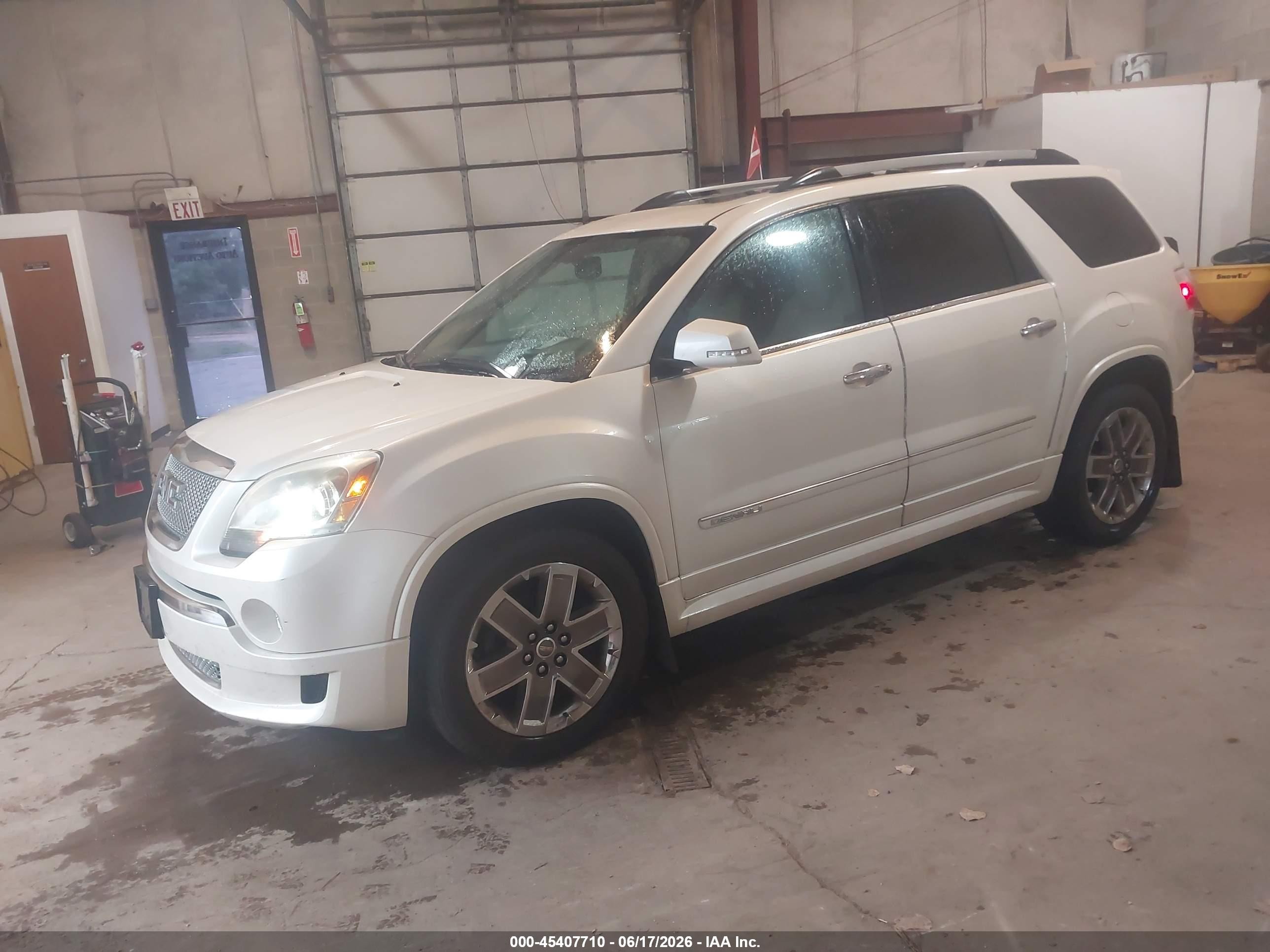 2011 Gmc Acadia Denali Белый vin: 1GKKRTED8BJ336850
