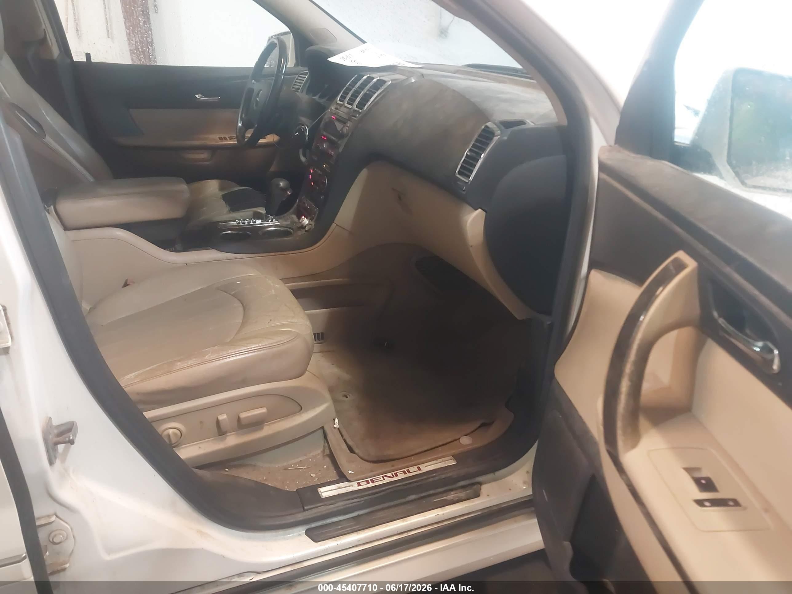 2011 Gmc Acadia Denali Белый vin: 1GKKRTED8BJ336850
