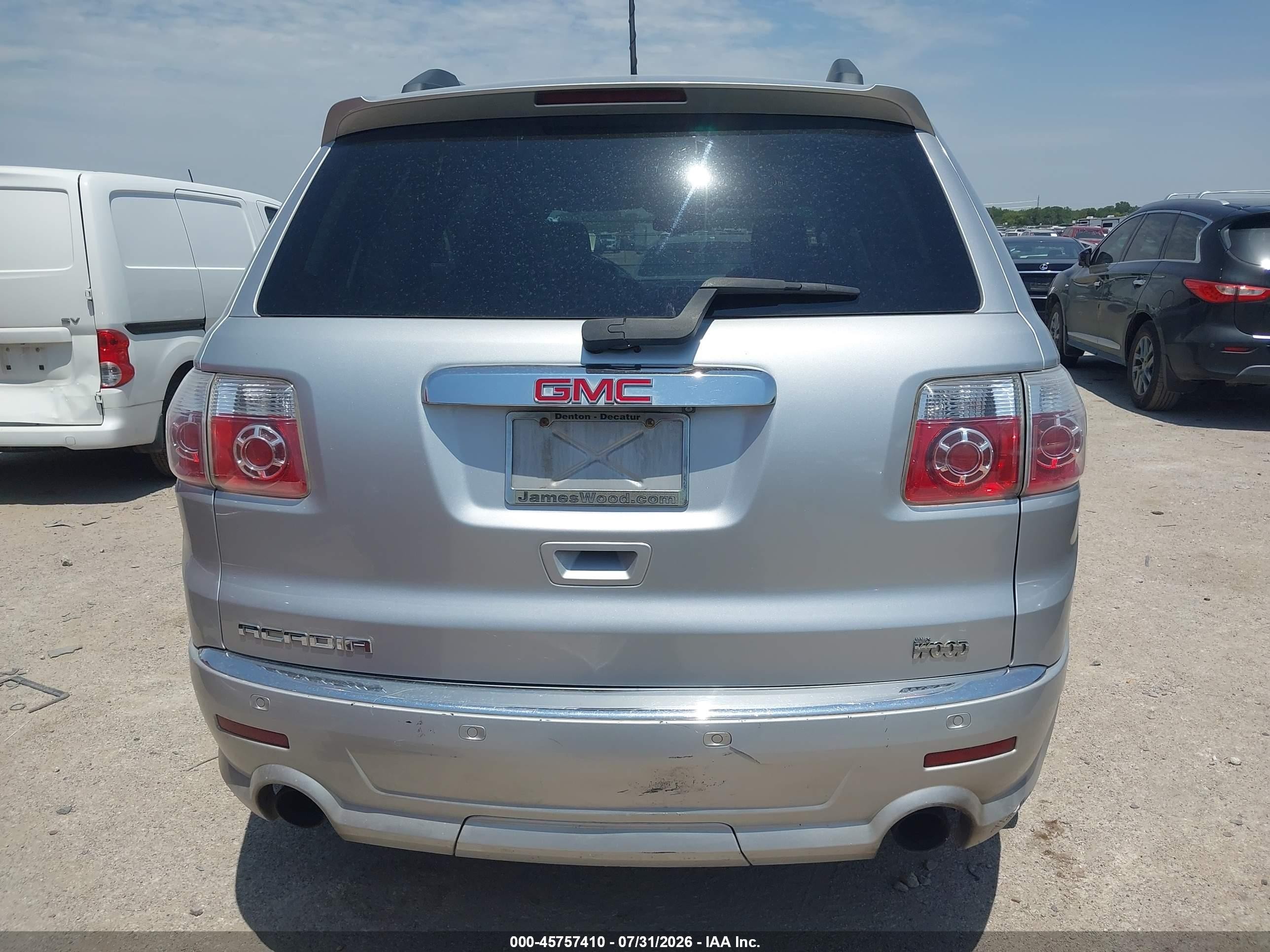 2012 Gmc Acadia Denali Серебряный vin: 1GKKRTED8CJ408387